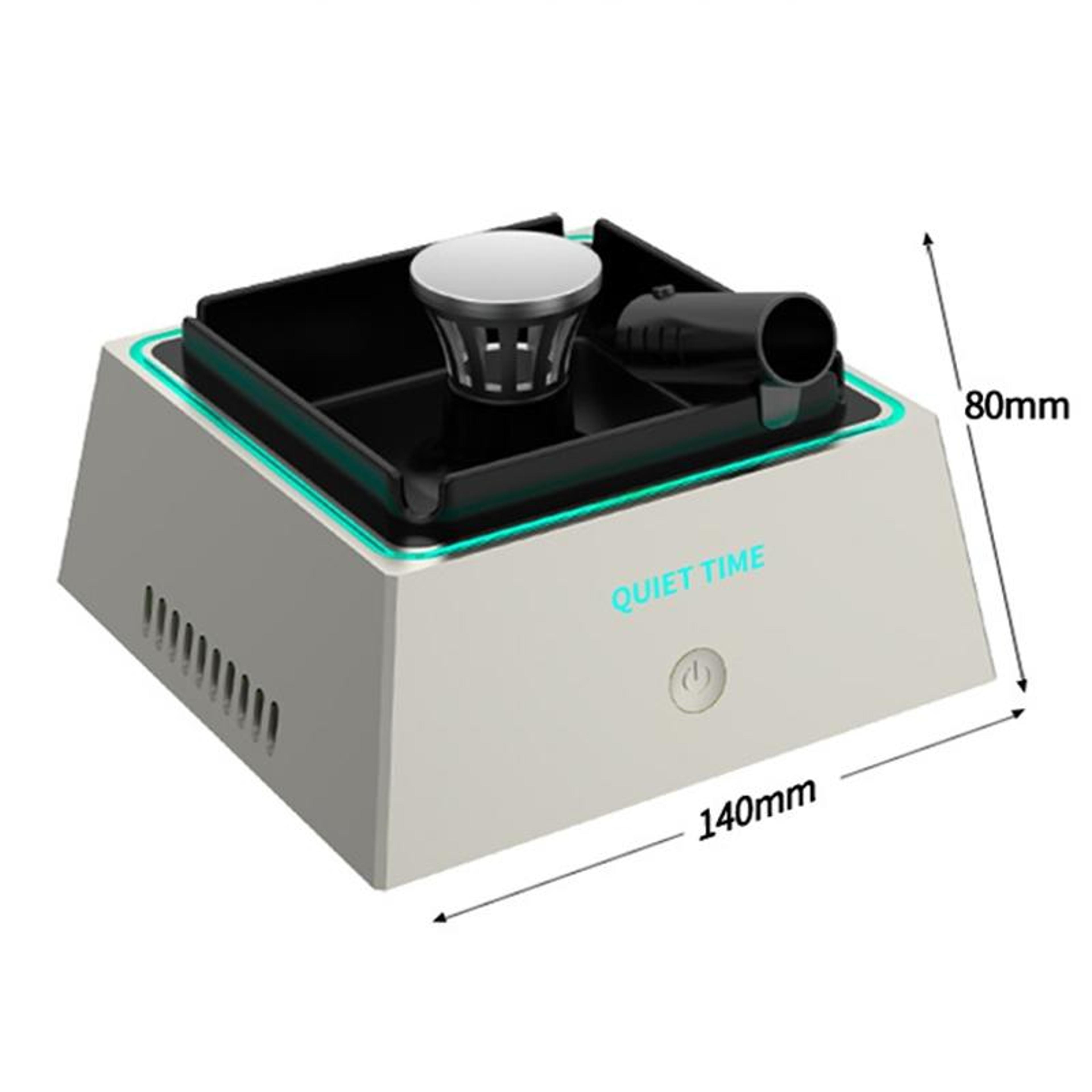 Smokeless Air Purifier Ashtray With Negative Ion Filter Ambient Light  Aroma Diffuser 4
