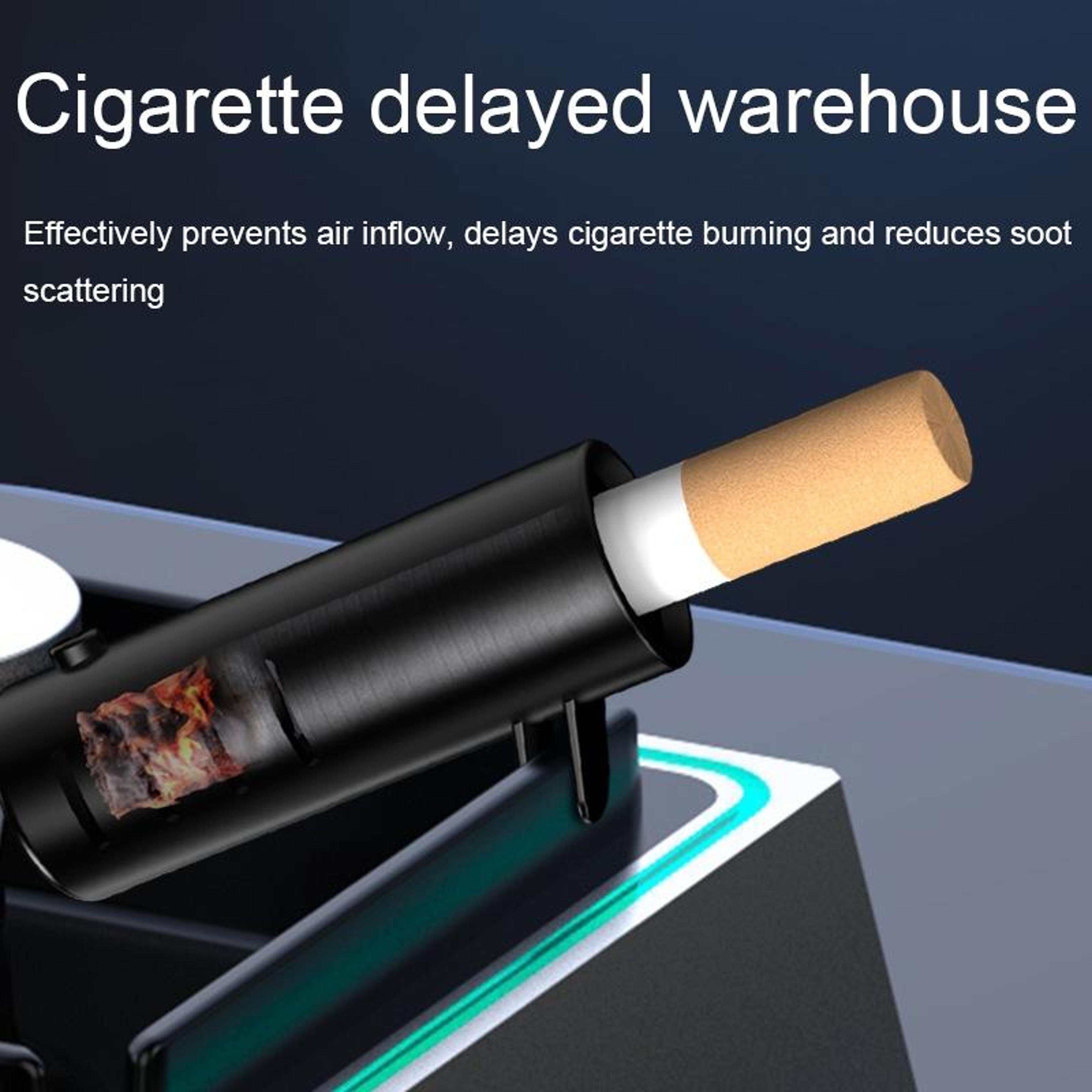 Smokeless Air Purifier Ashtray With Negative Ion Filter Ambient Light  Aroma Diffuser 5