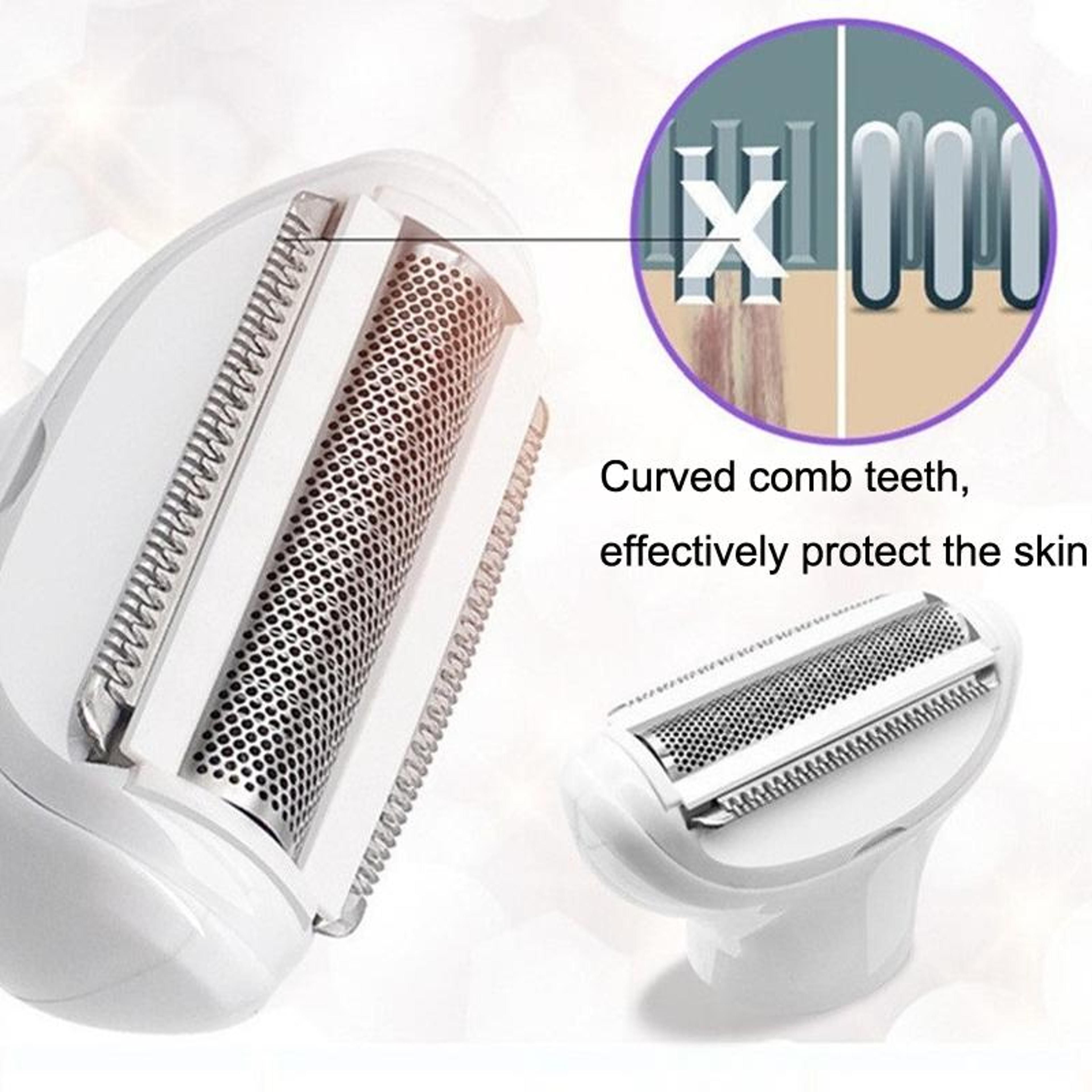 SilkTouch 5 In 1 Womens Electric Shaver  Bikini Trimmer For Face Body And Sensitive Areas 1