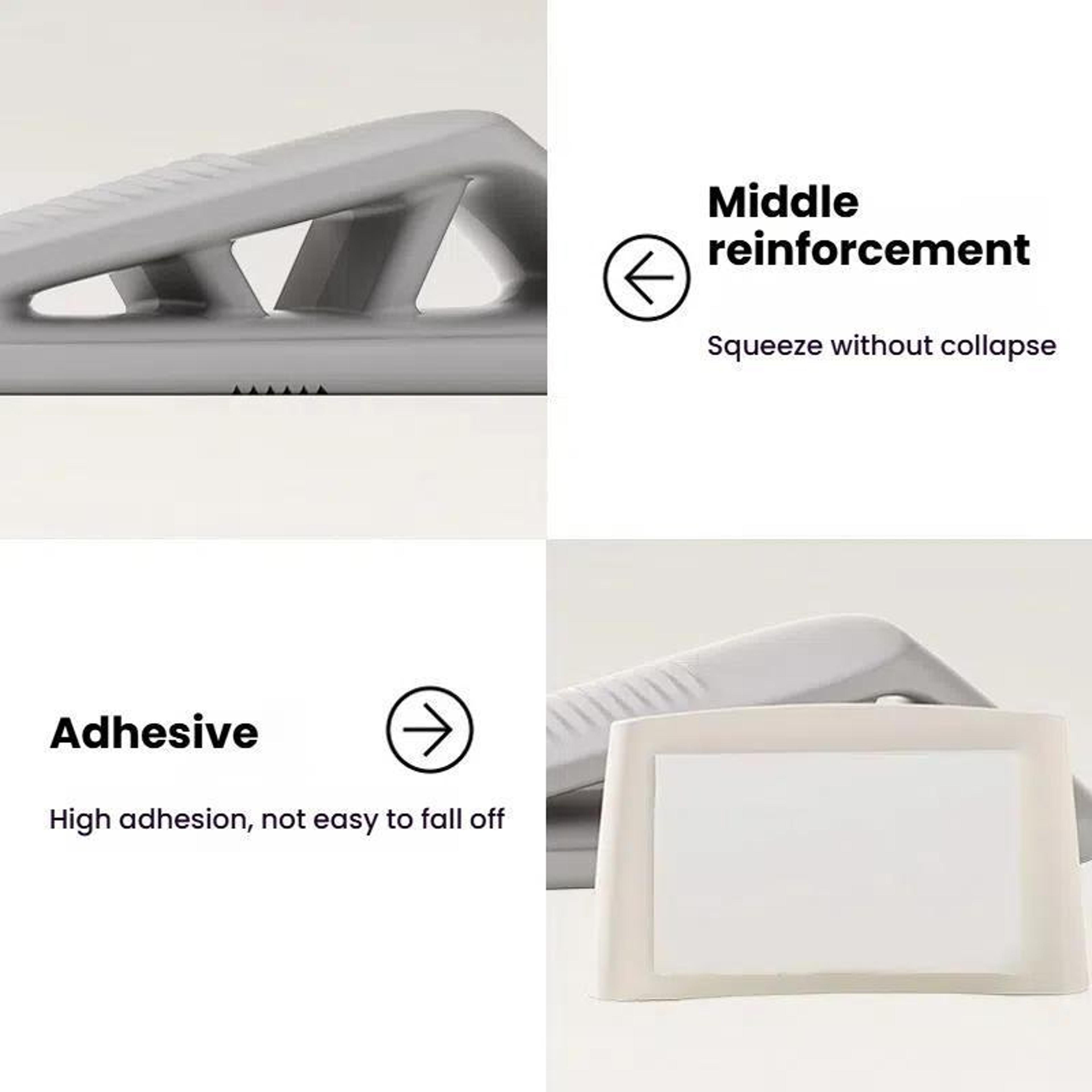 SecureHold Silent Door Stopper  Windproof Door Lock Wedge 5