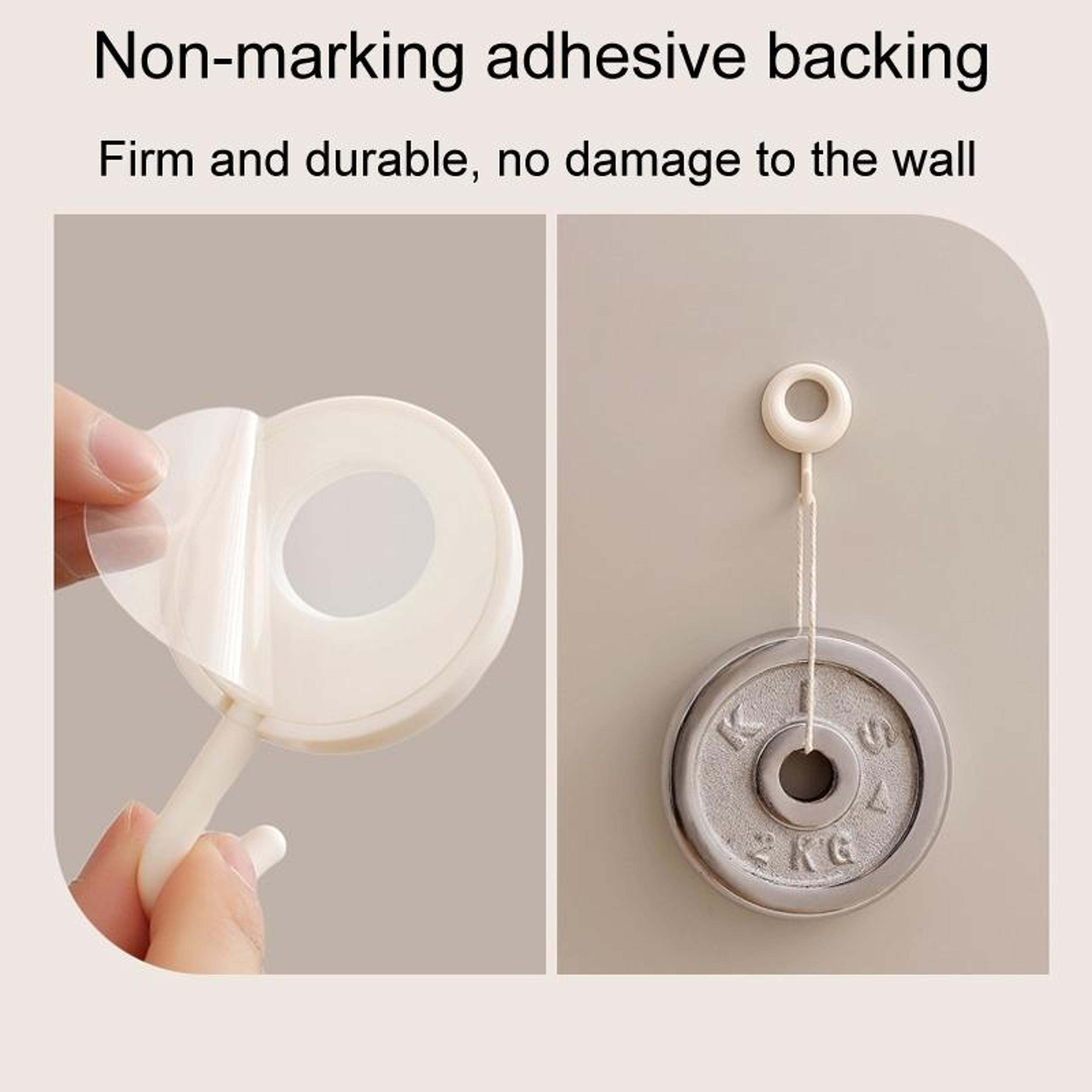 4 Pack Heavy Duty Adhesive Wall Hooks For Kitchen Bathroom  Home Organization 5