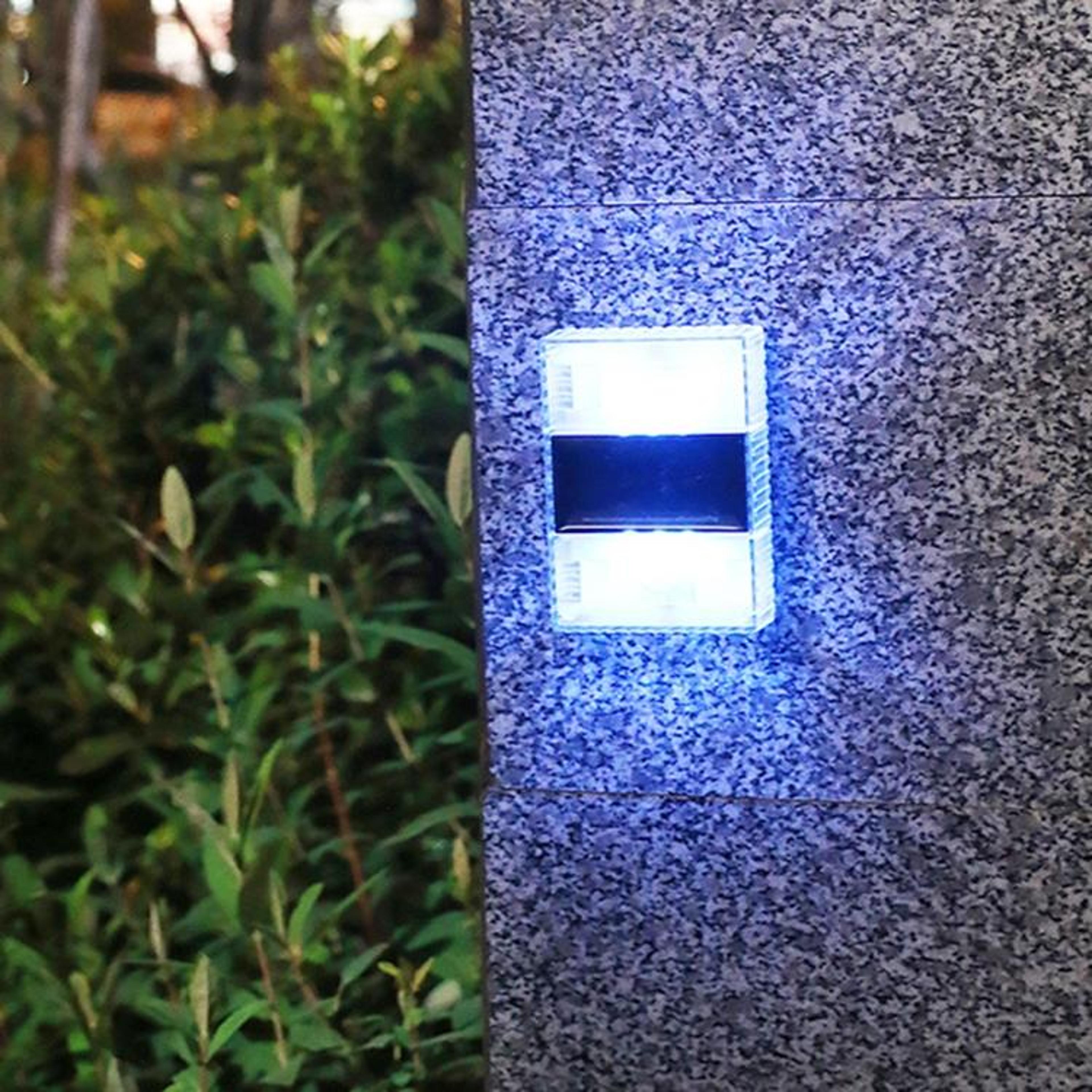 solar garden lights ip65 waterproof outdoor solar pathway light with 6 led glow