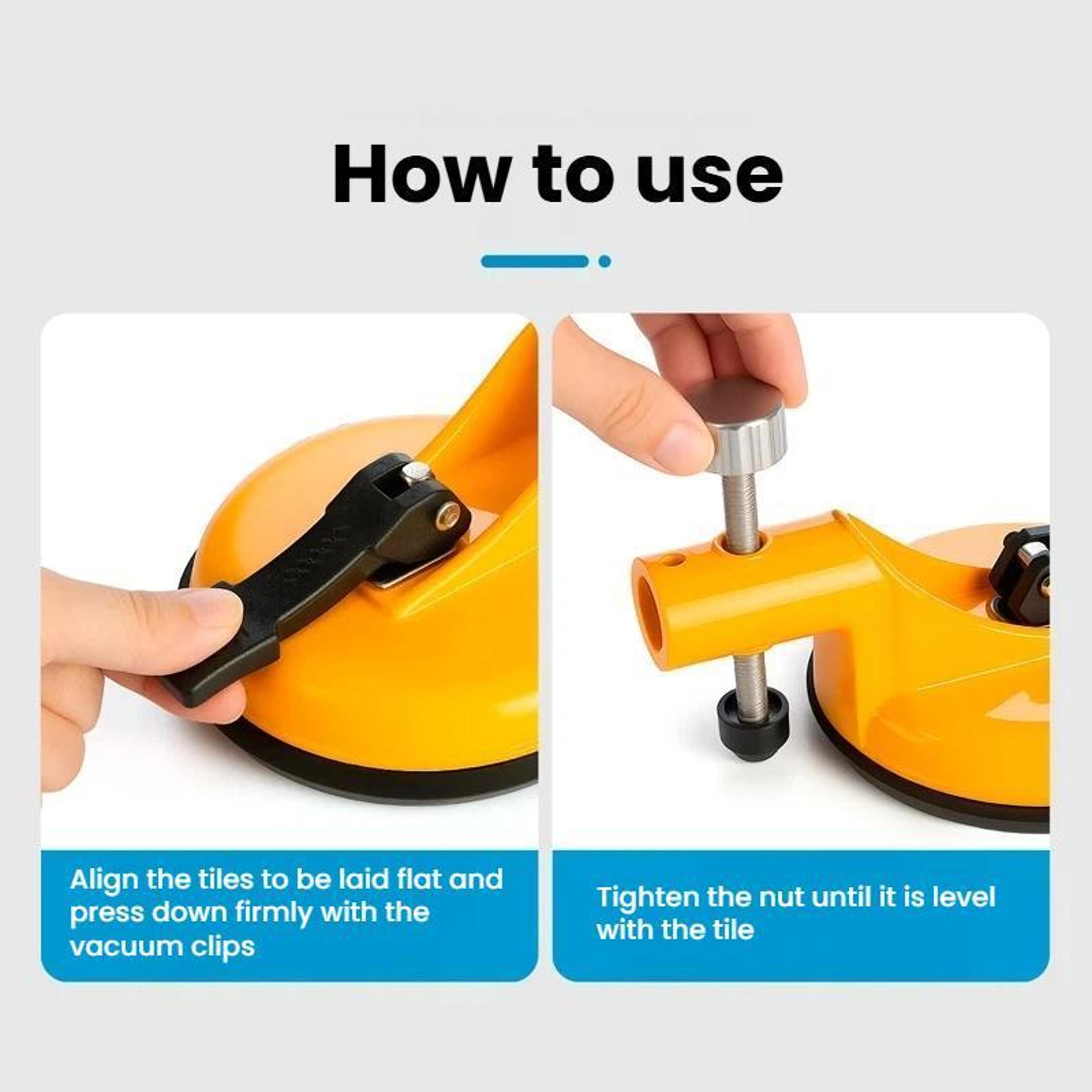 ProAlign Tile  Stone Suction Cup Leveling Tool For Precise Joint Alignment 7