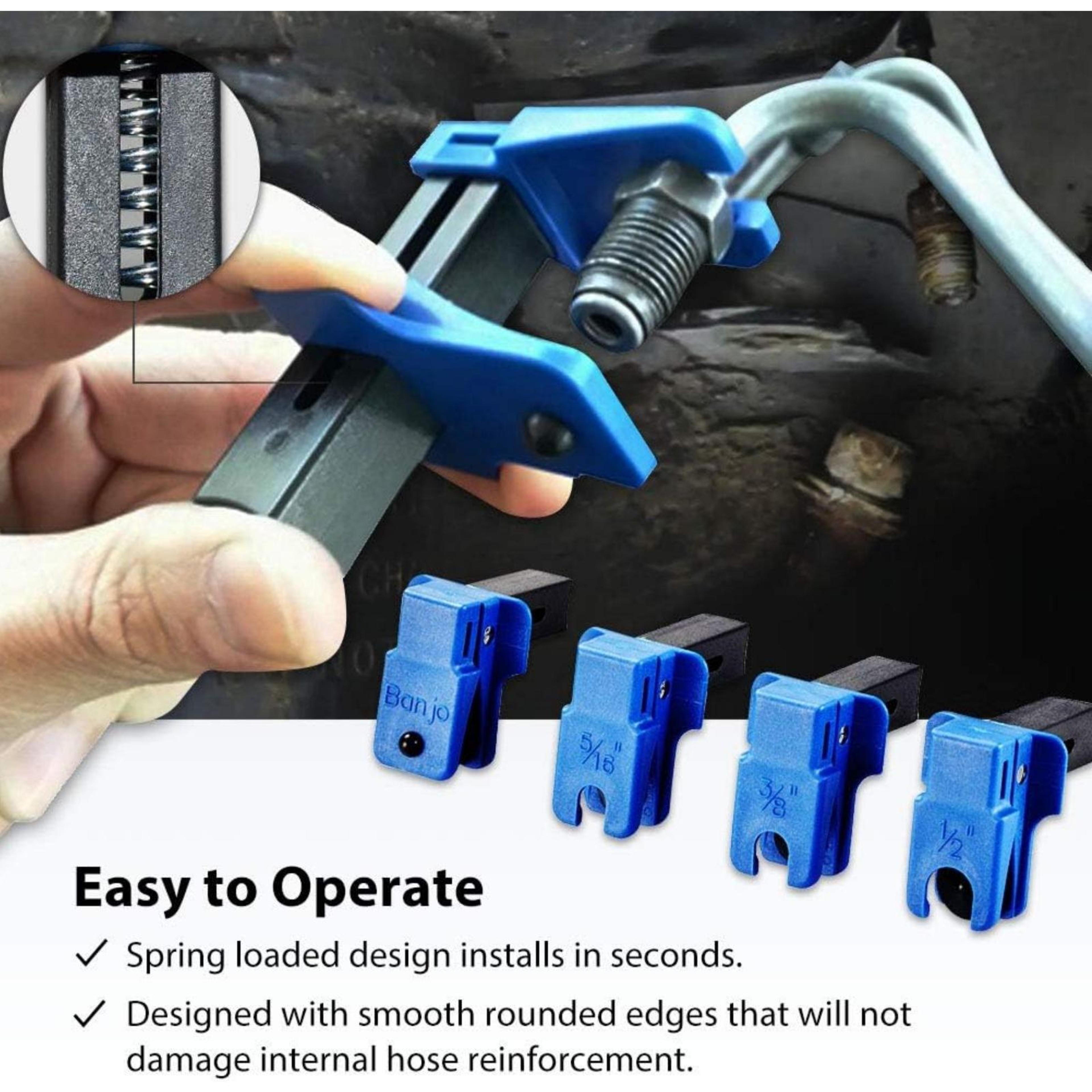 Professional Brake Hose Clamp Set 4PCS Fluid Line Clamp  Hose Pinch Off Tool Kit 2