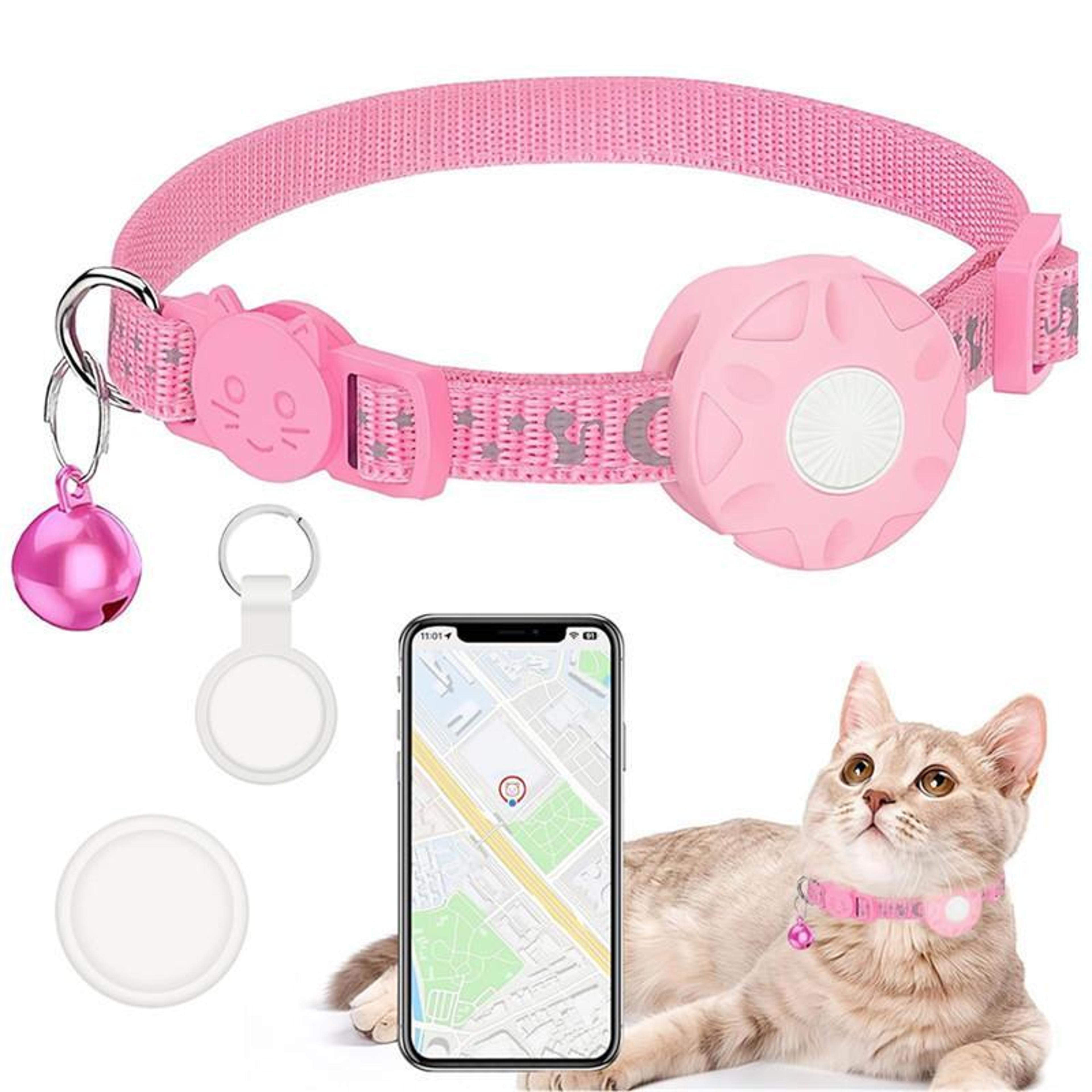 SafePaw GPS Cat Tracker Collar For IOS  Android Real Time Pet Locator With Reflective Safety Design 7