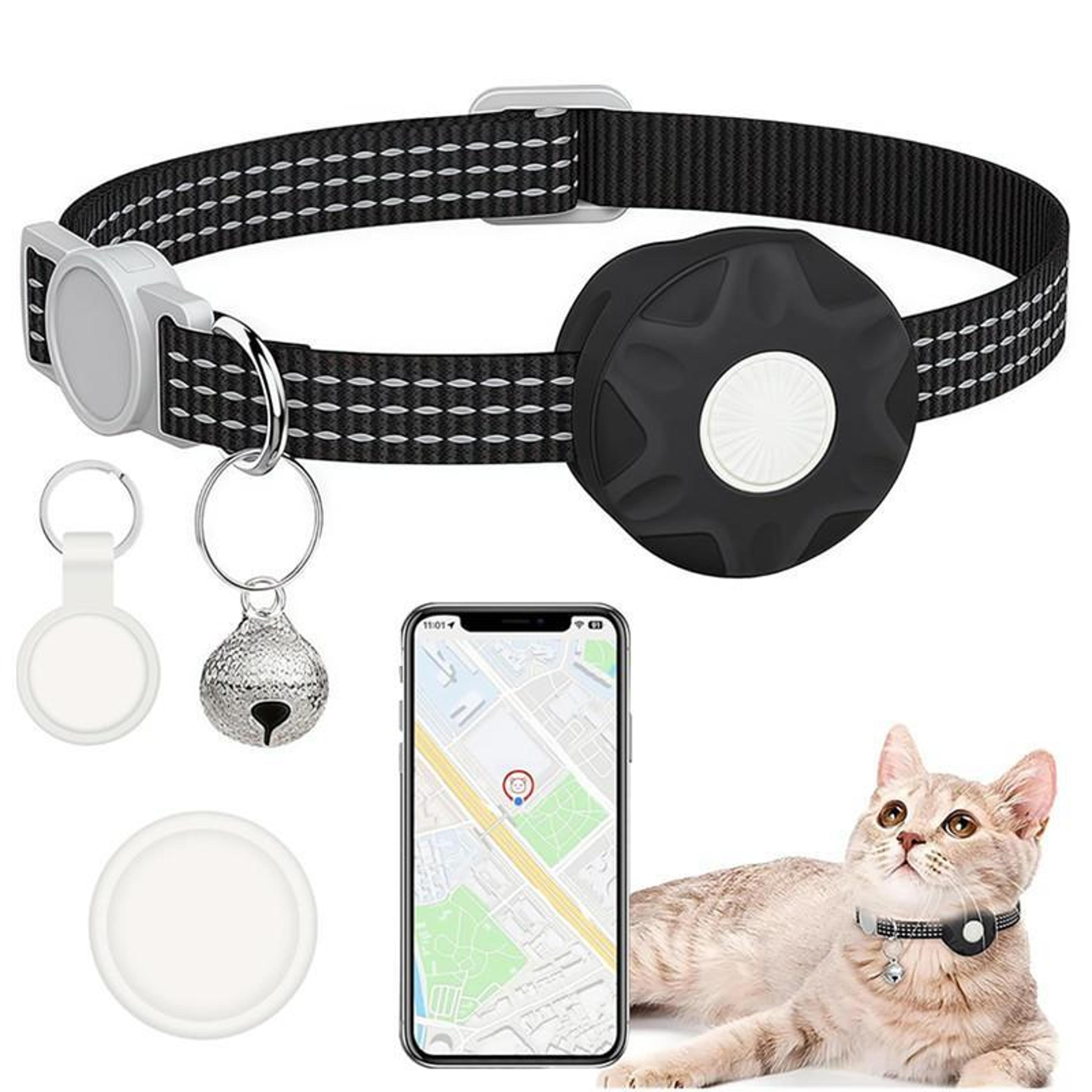 SafePaw GPS Cat Tracker Collar For IOS  Android Real Time Pet Locator With Reflective Safety Design 0