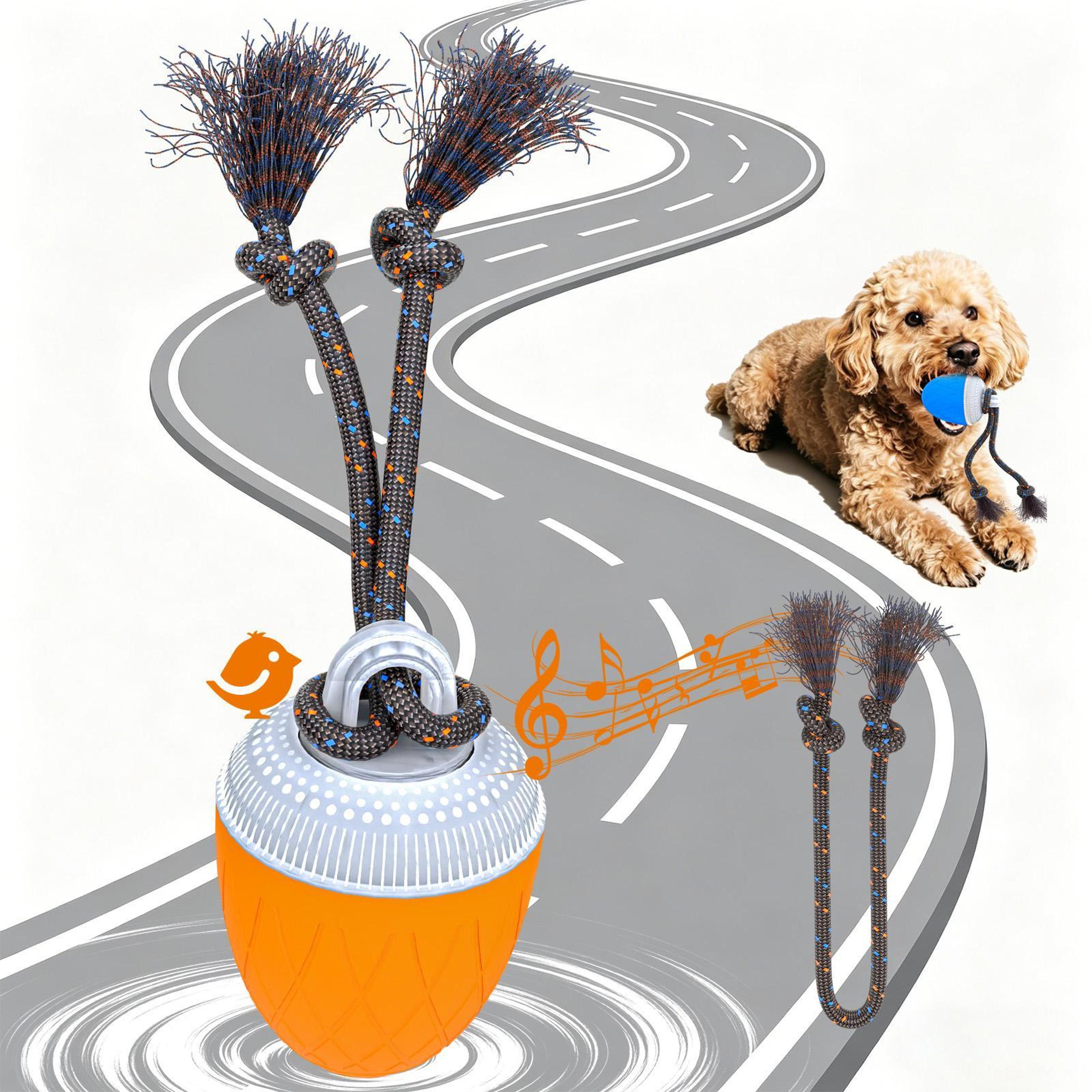 Smart Motion Interactive Dog Ball With Rope  USB Rechargeable Training Toy 5