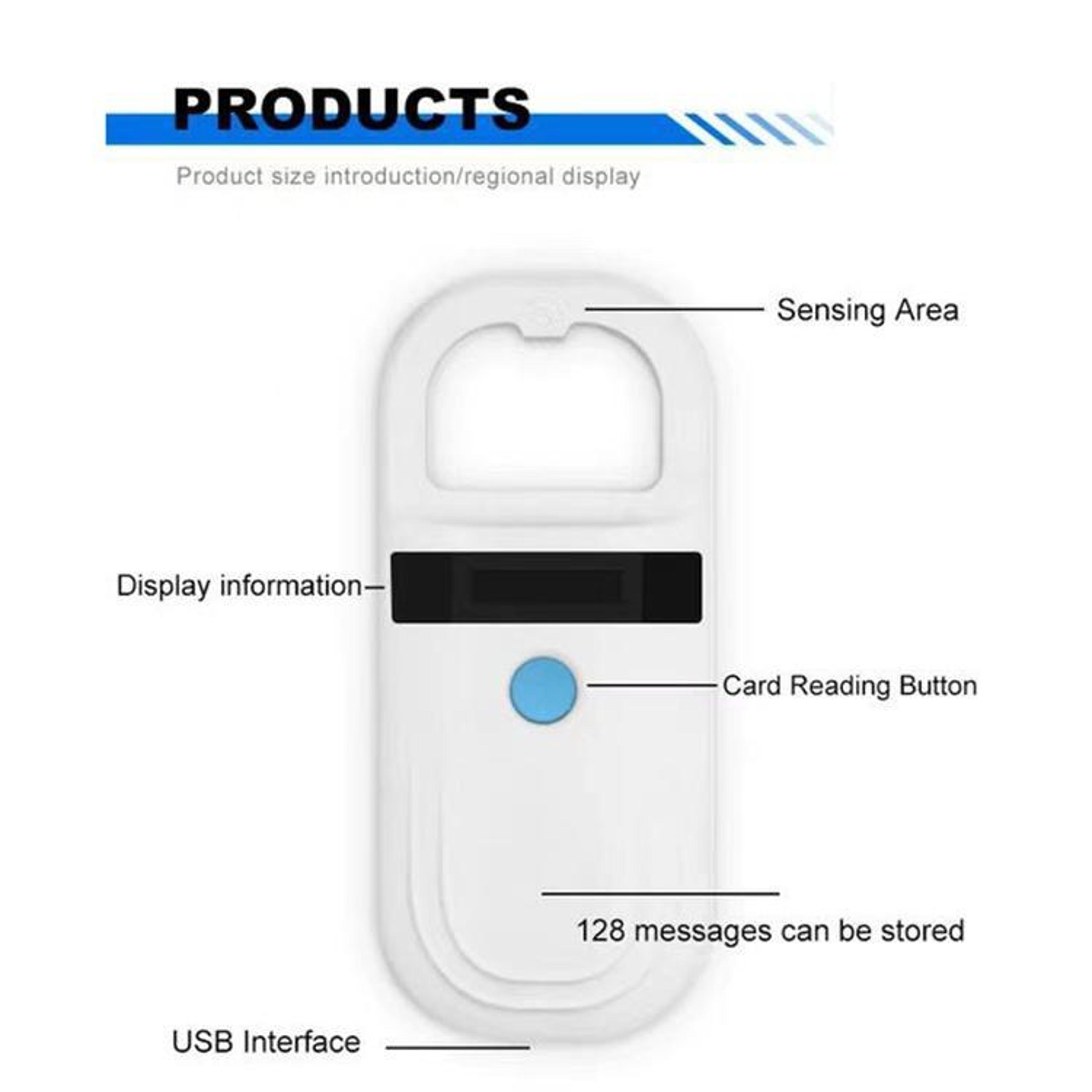 PetScan Pro RFID Animal Microchip Reader With Bluetooth Data Sync  OLED Display 2