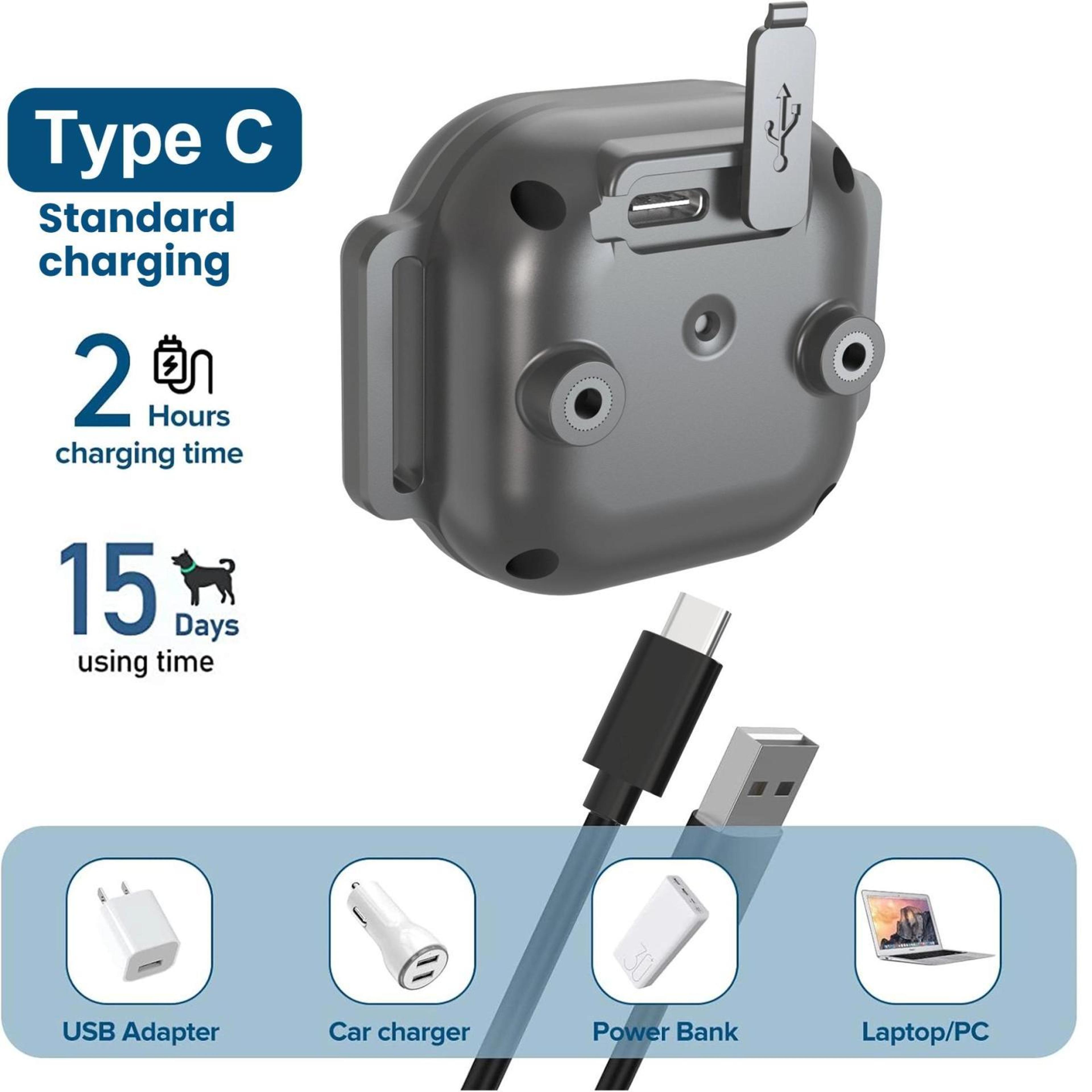 Smart Color Screen Dog Bark Collar With Touch Control  Waterproof Rechargeable Training Modes 3