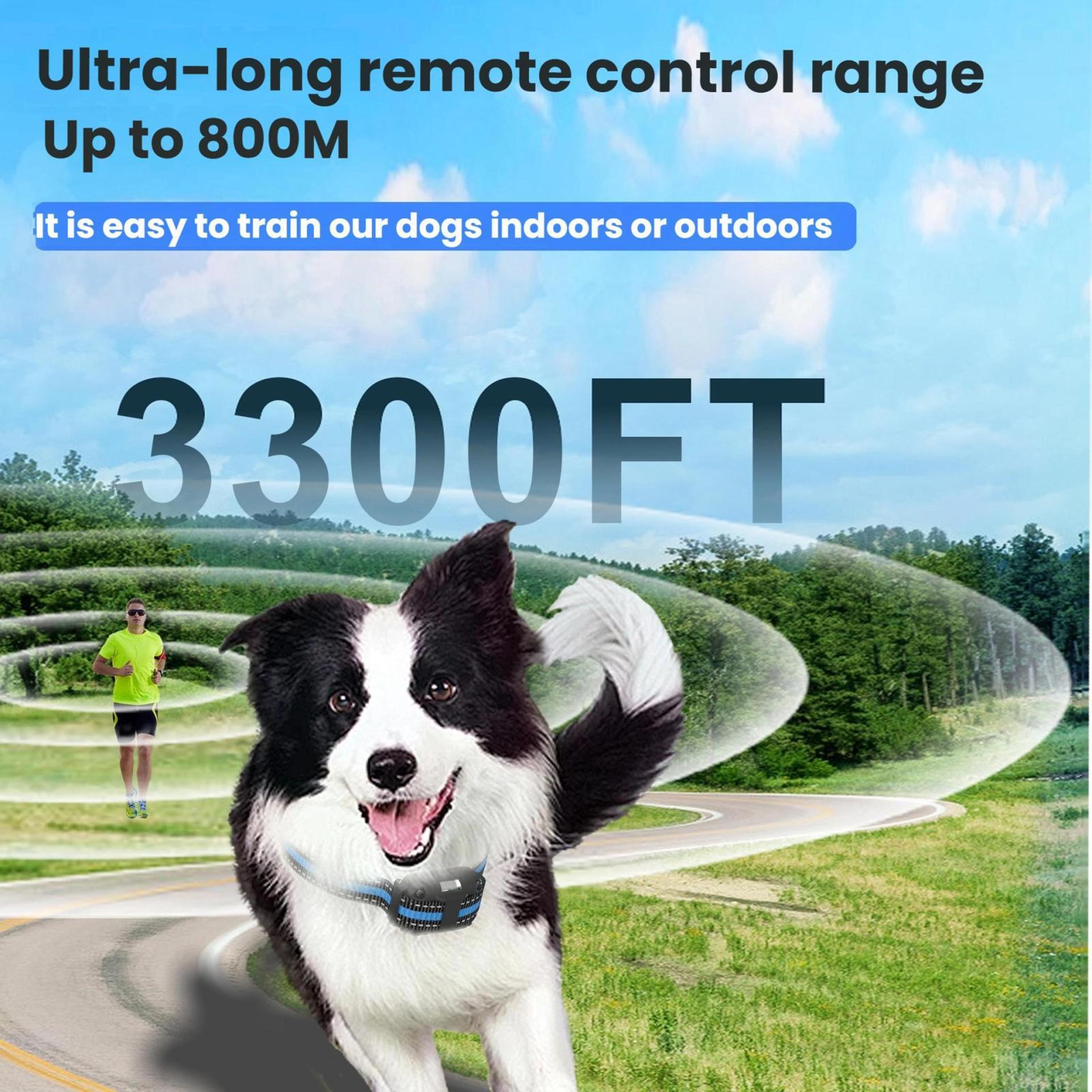 Smart Waterproof Dog Training Collar With 800M Remote Control 2