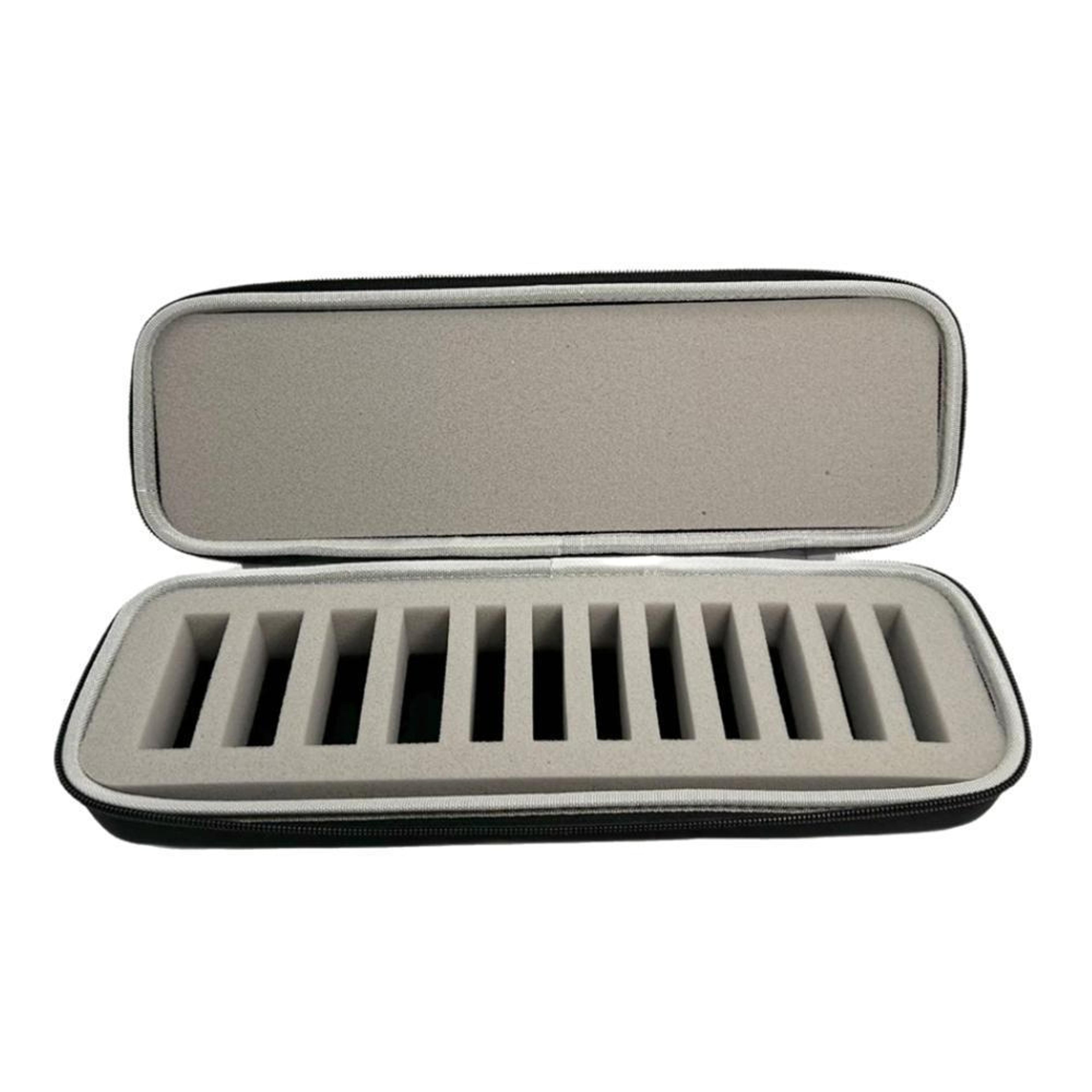 Portable Hair Clipper Blade Storage Case For 12 Blades Hard EVA Travel Organizer 6