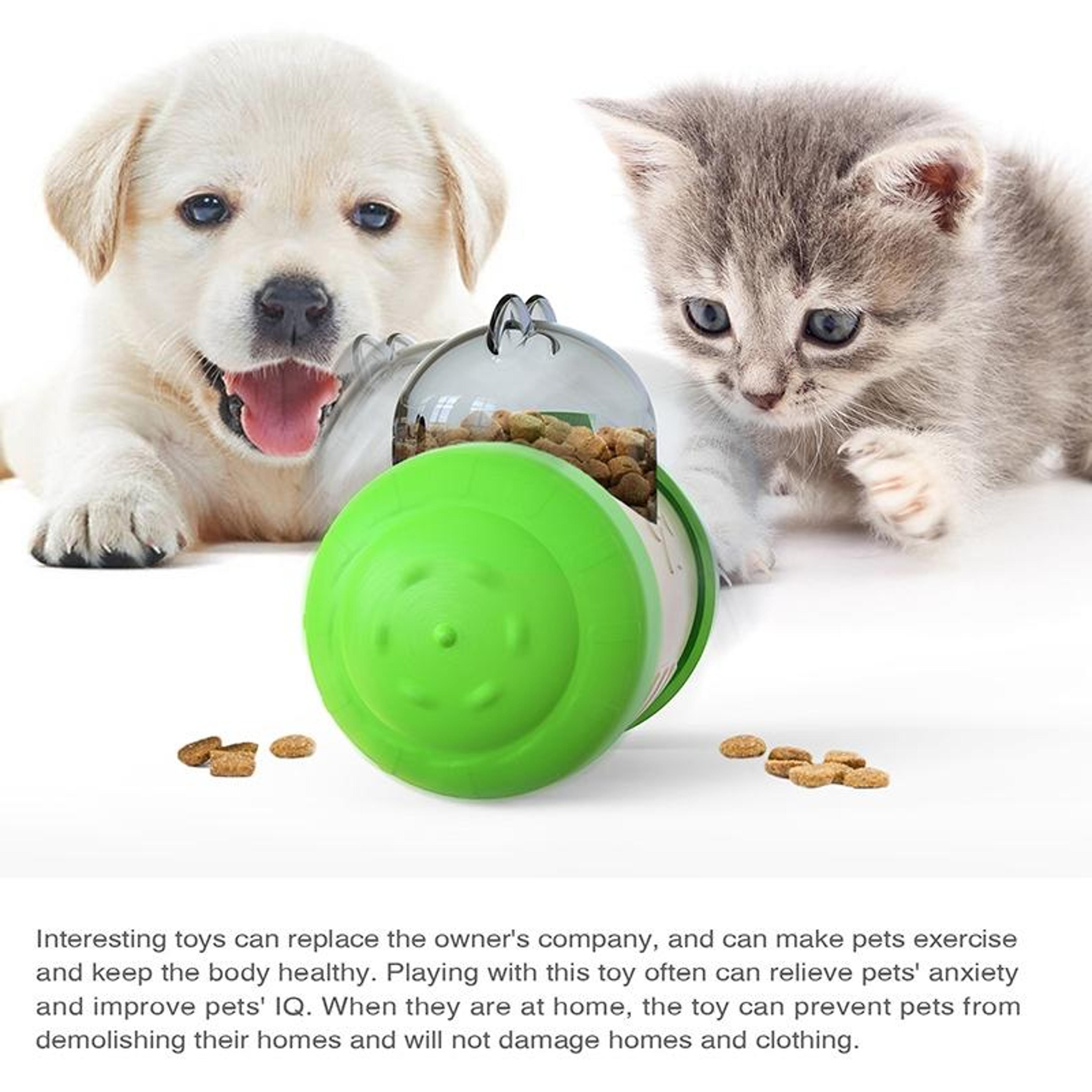 Interactive Bear Treat Dispensing Pet Toy For Cats  Dogs With Self Balancing Design 6