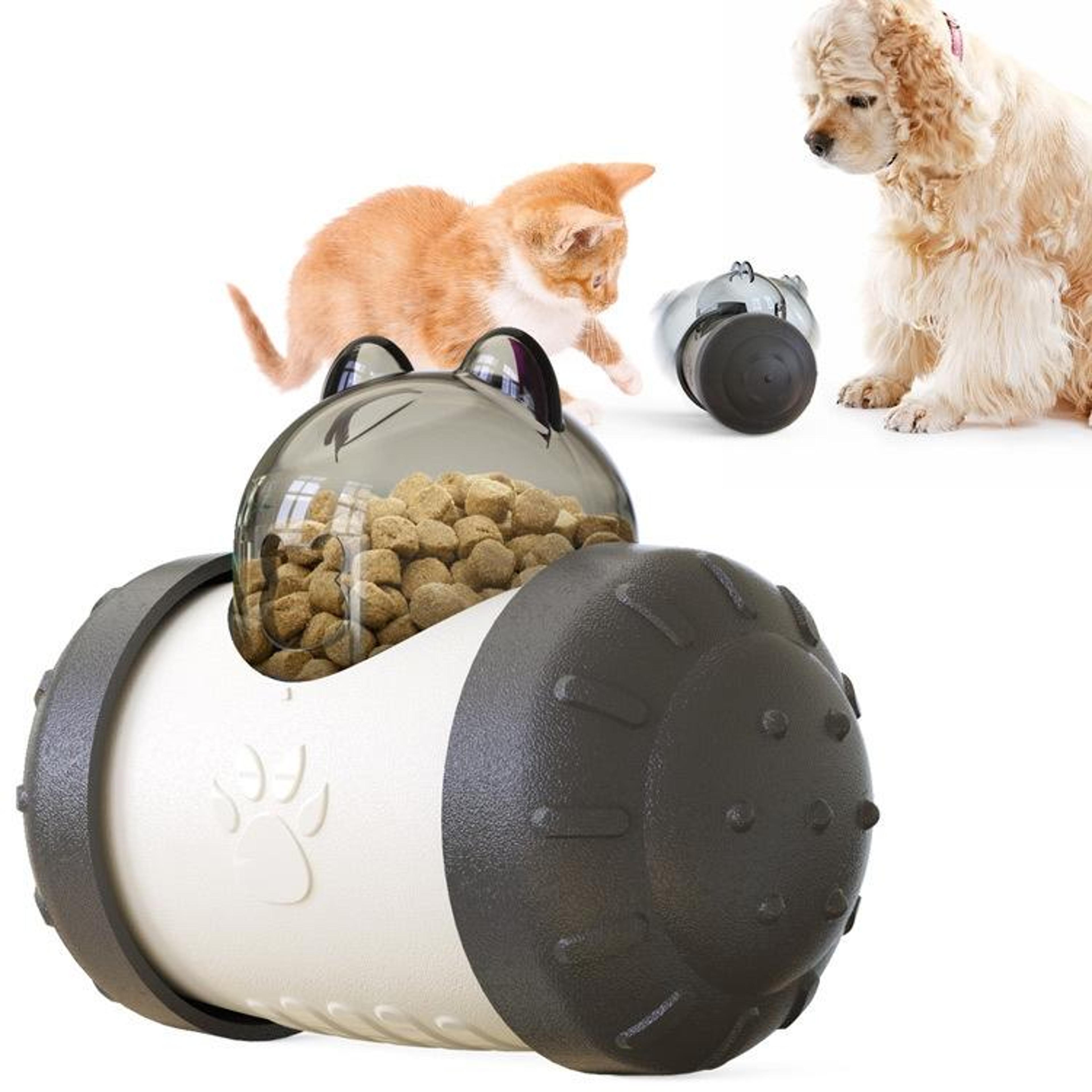 Interactive Bear Treat Dispensing Pet Toy For Cats  Dogs With Self Balancing Design 5