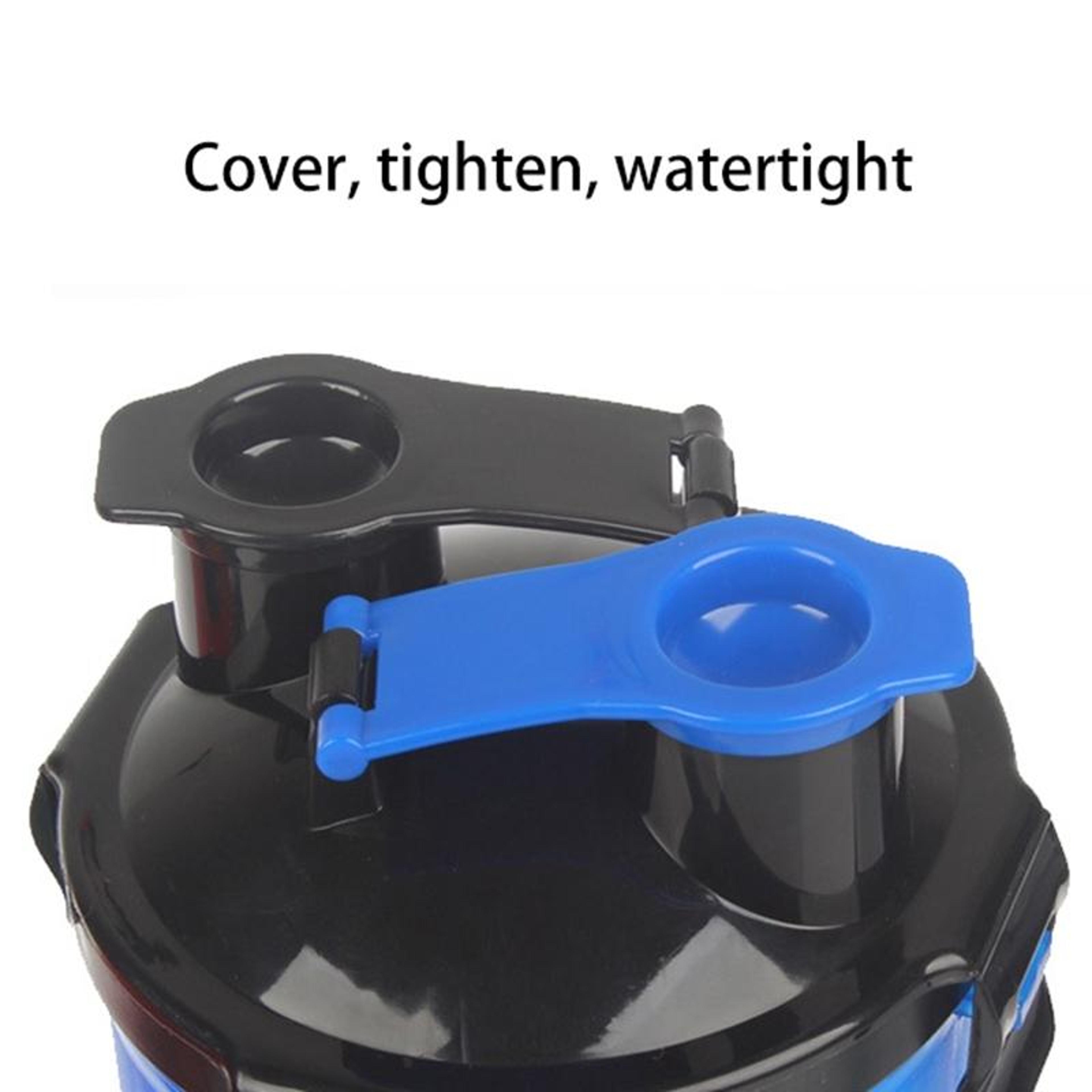 Portable Pet Water Bottle  Food Container With Foldable Travel Bowl 8