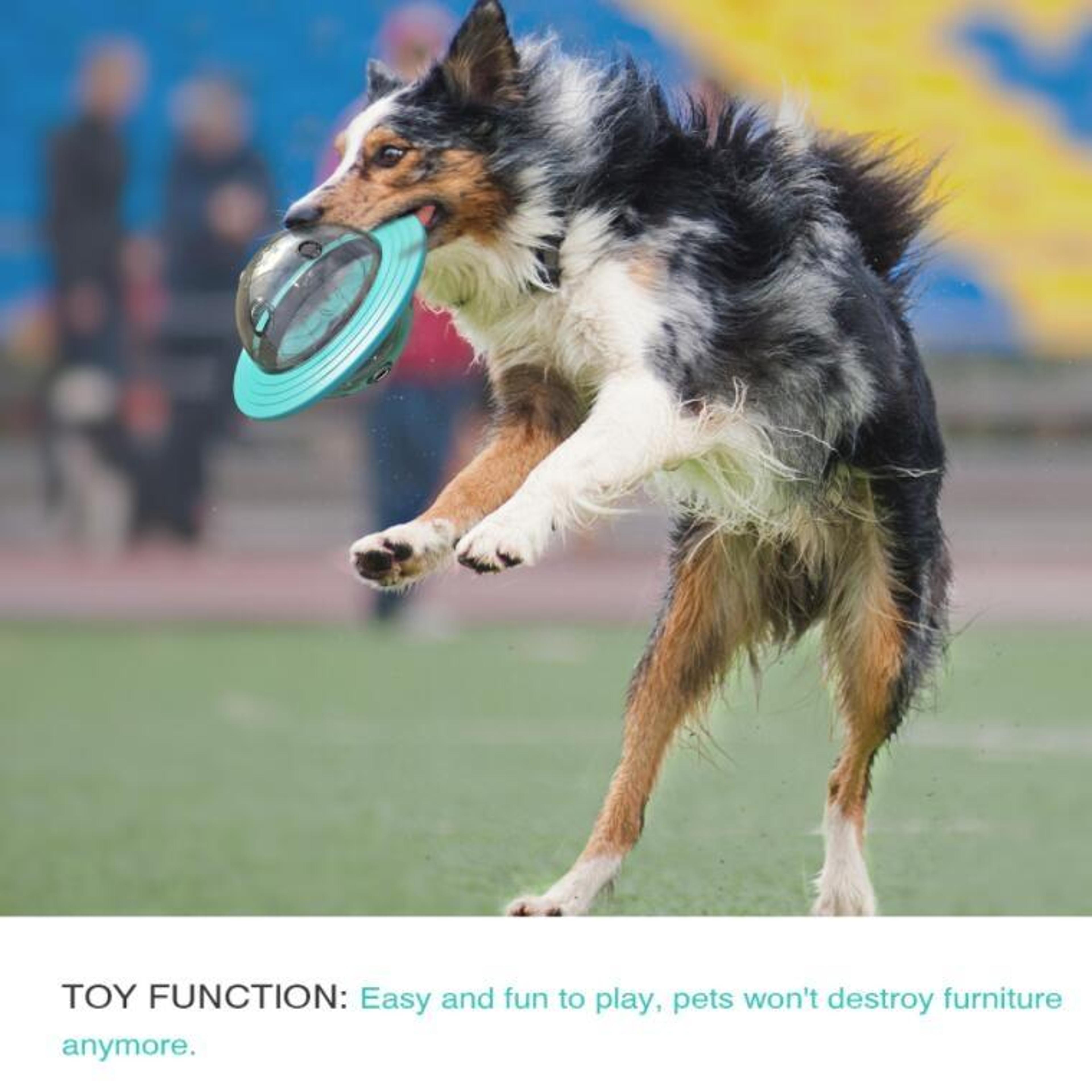 Interactive Flying Disc Treat Dispensing Toy For Dogs  Cats Treat Dispensing Toy Flying Disc 6