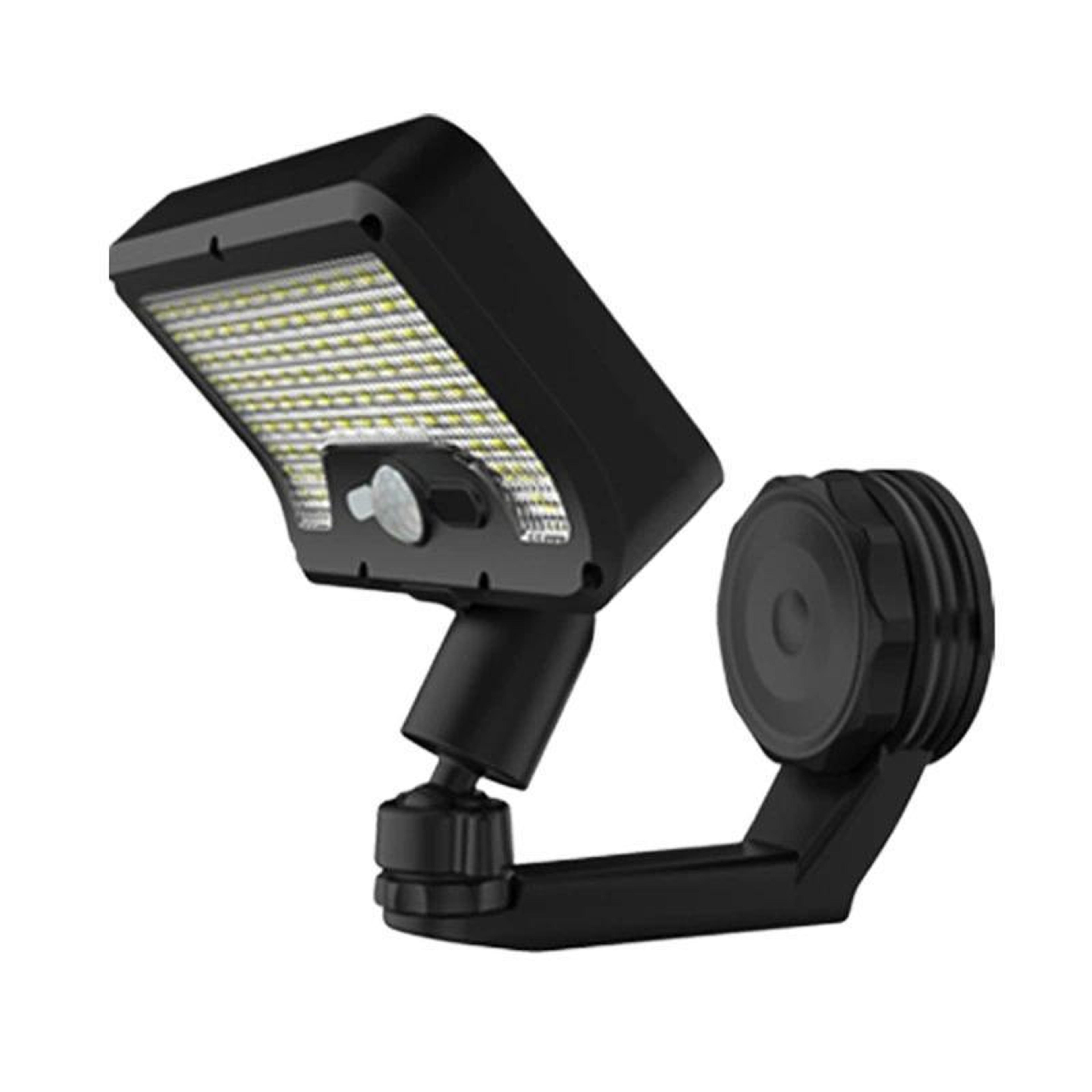 Solar Motion Sensor Wall Light With Magnetic Mount  Adjustable Solar Security Lighting 0