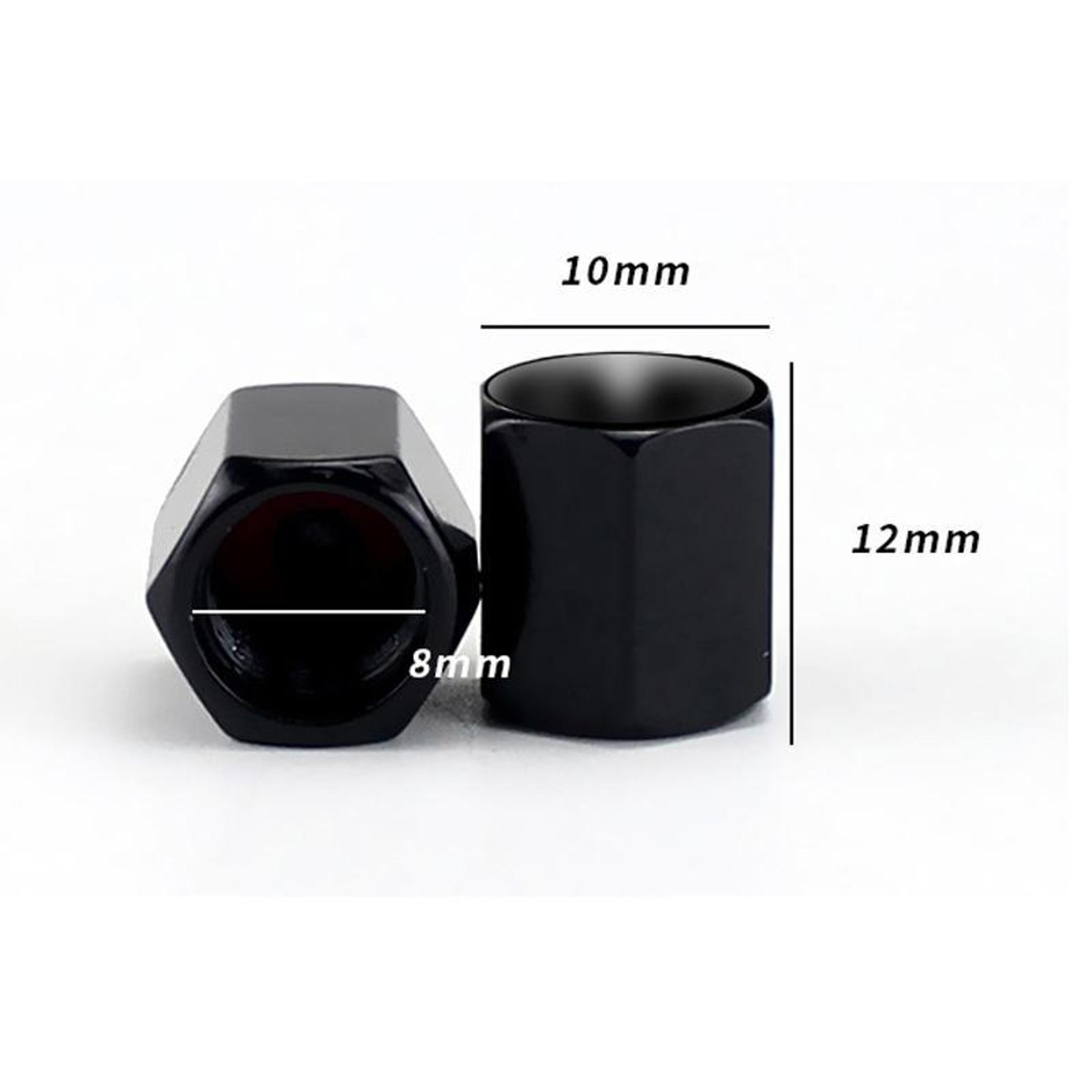 Carbon Fiber Tire Valve Caps Set Of 4 Universal Air Seal Valve Stem Covers 4