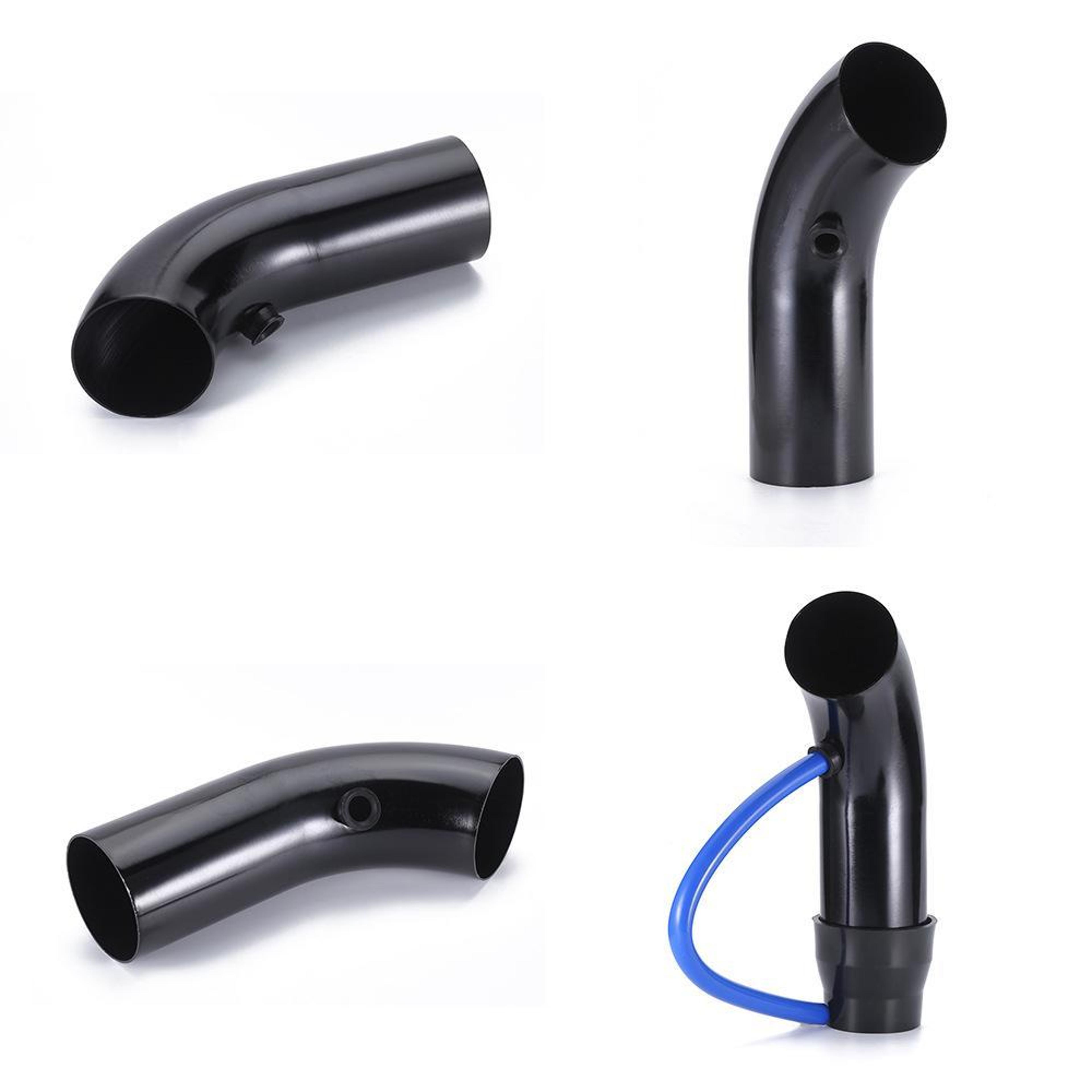 76mm Aluminum Alloy Cold Air Intake Pipe Universal Performance Upgrade Kit 2
