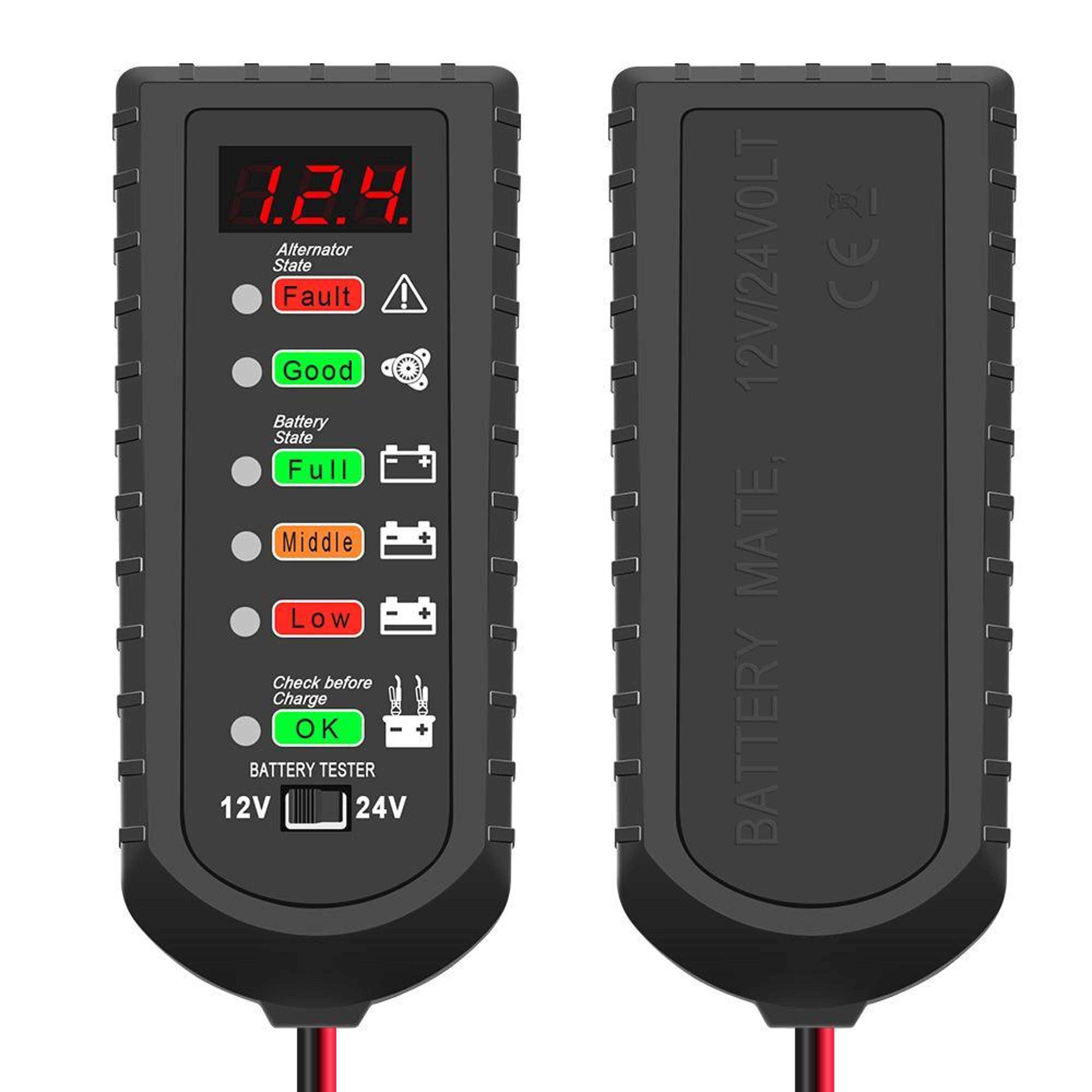Smart Automotive Battery Voltage Tester For Cars Trucks  Battery Health Checks 4