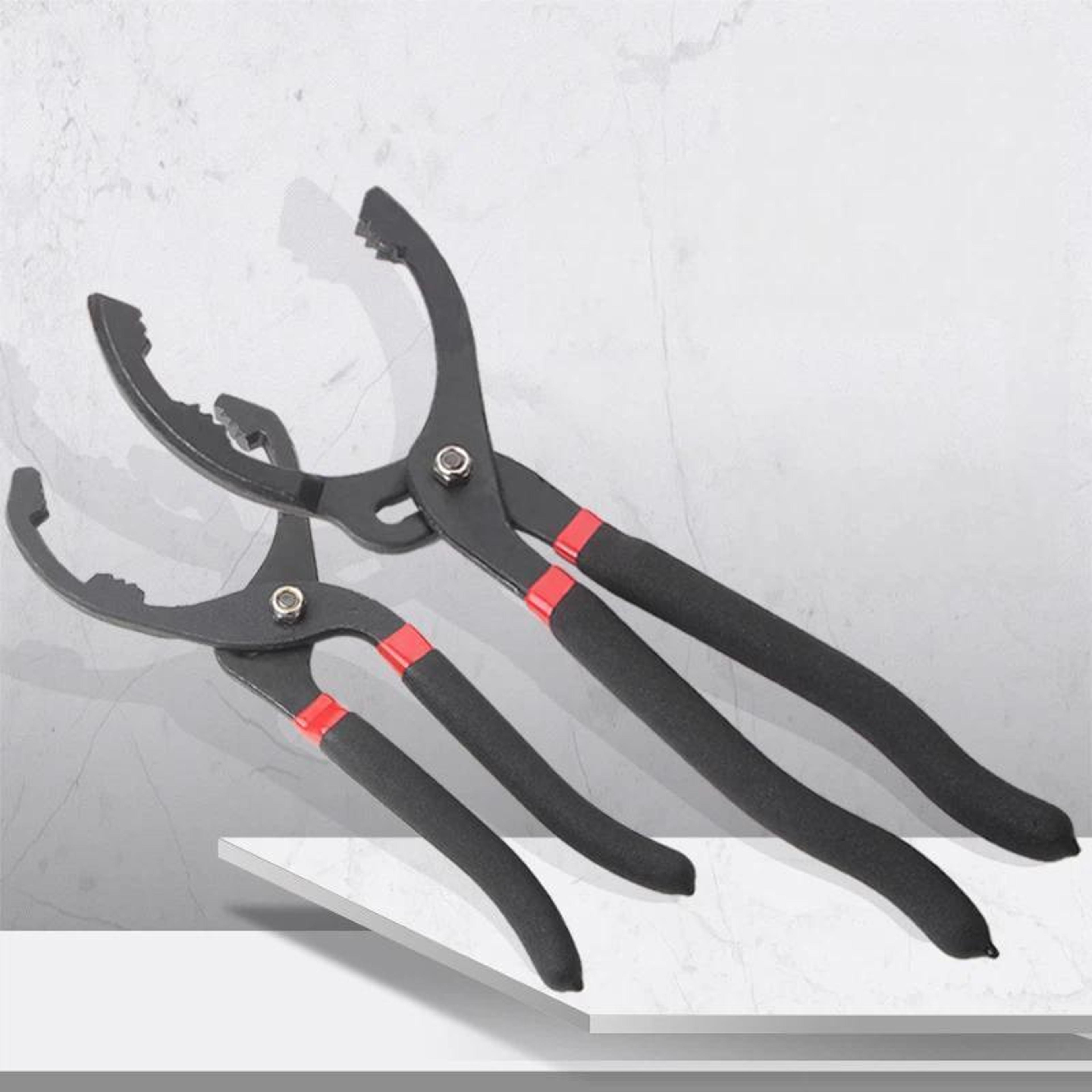 Heavy Duty Adjustable Oil Filter Wrench Pliers For Fast Automotive Filter Removal 1