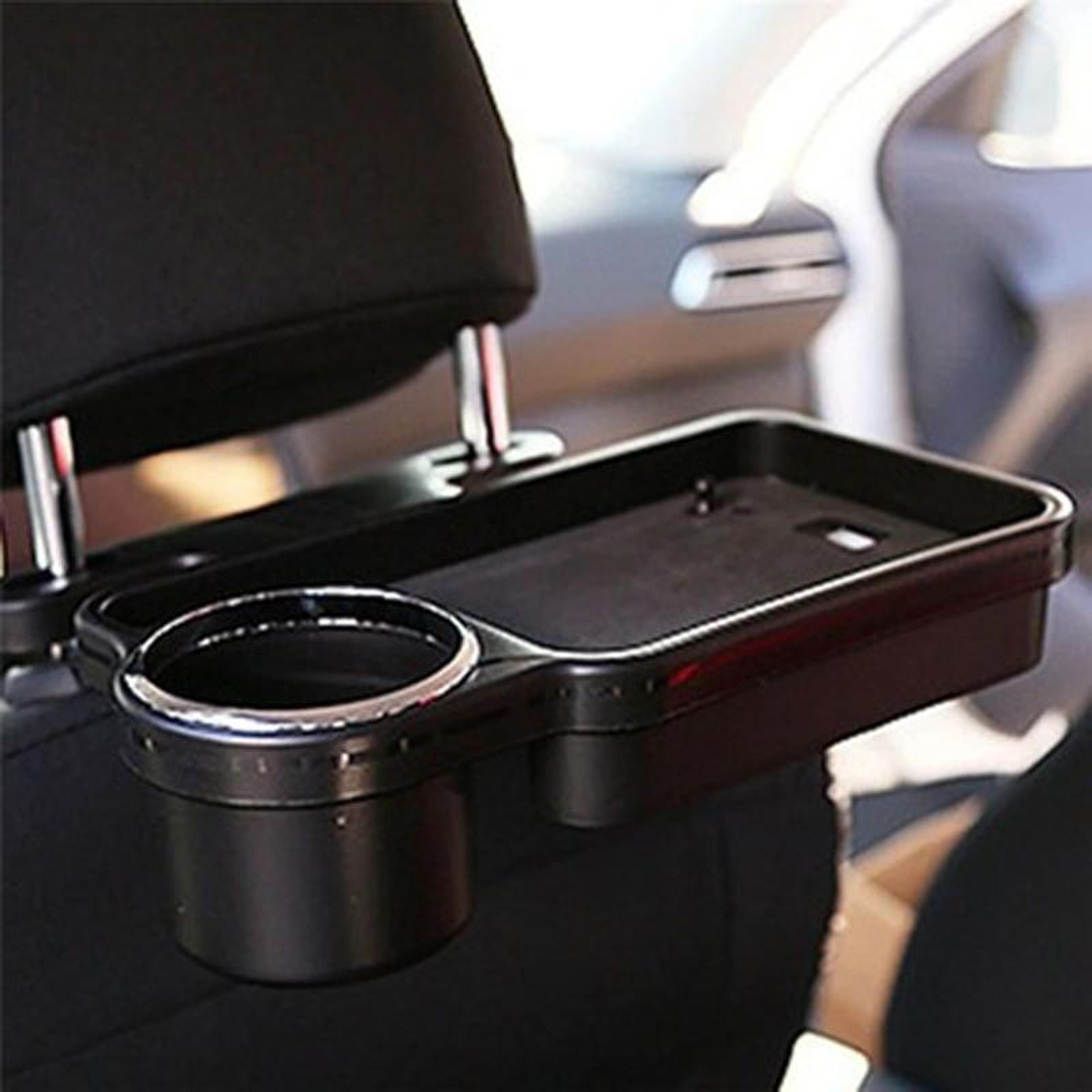 Back Seat Car Cup Holder Tray  Organizer Foldable Drink Holder For Rear Seat Convenience 0
