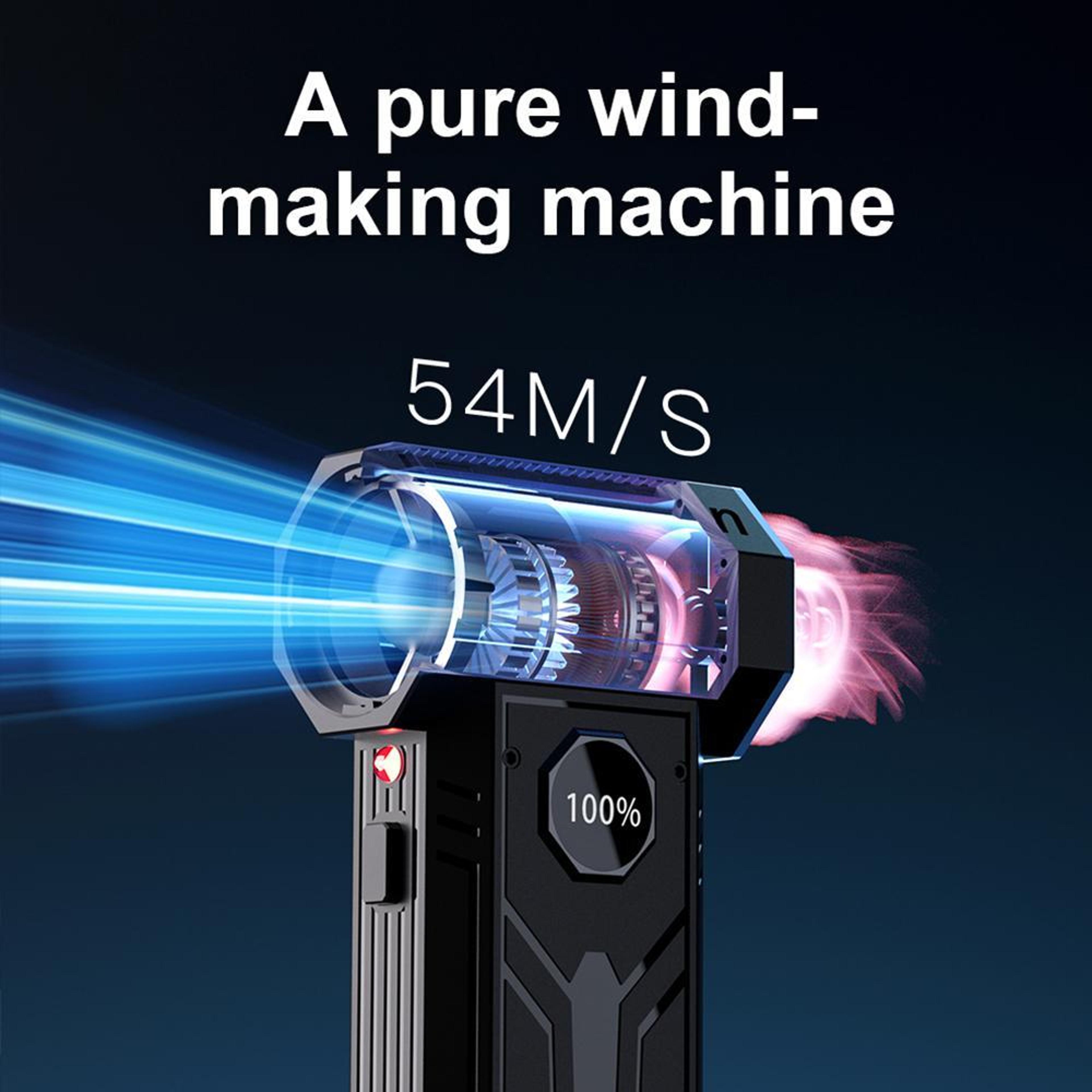 JetForce Pro Cordless Air Duster  Vacuum Cleaner 130000 RPM High Speed Dust Blower 3