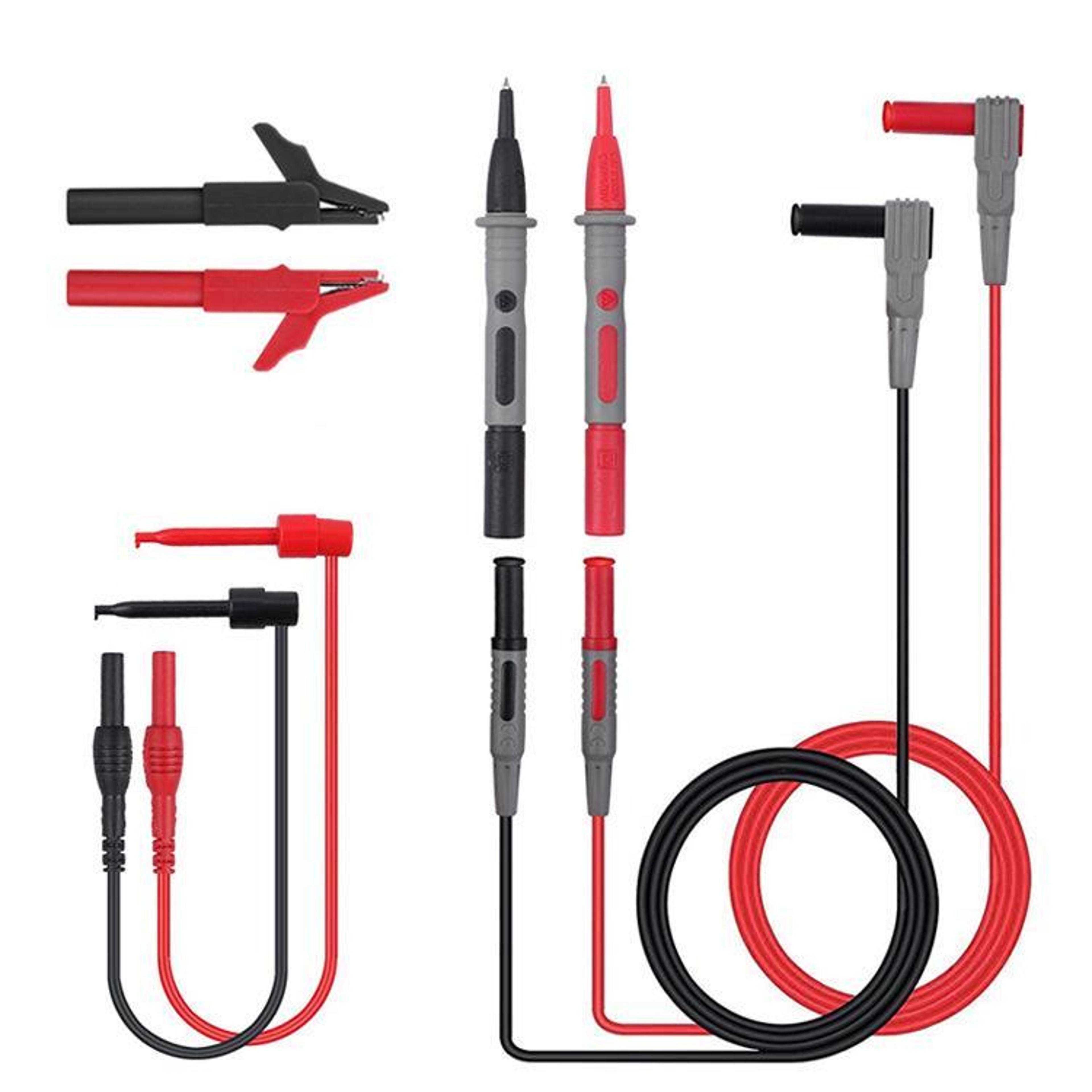 Professional 1000V Multimeter Test Leads Kit With Banana Plug Test Probes  Alligator Clips 1
