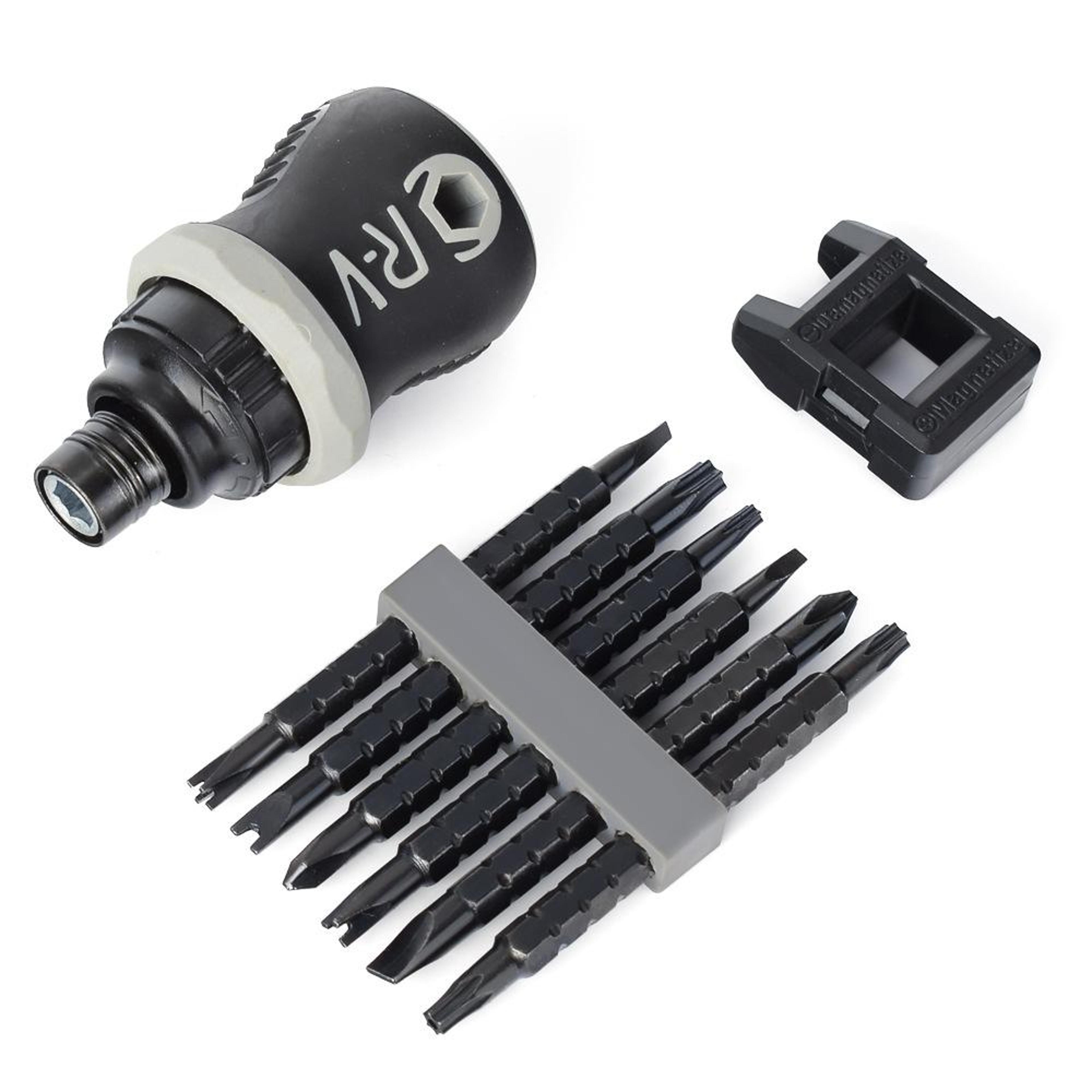 13 In 1 Magnetic Multi Bit Screwdriver Set With Telescopic Handle For Home  Electronics Repair 0