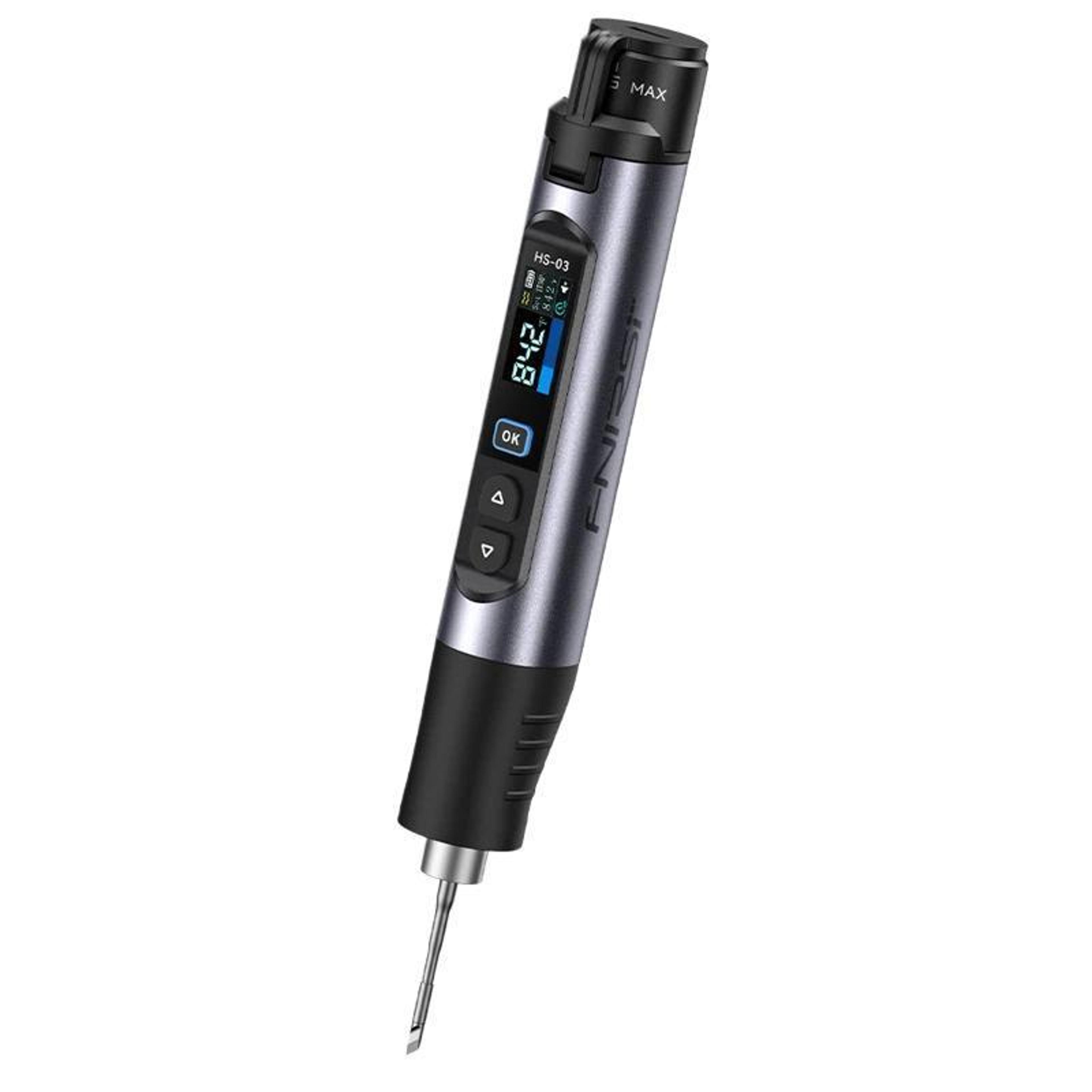 FNIRSI HS 03 Cordless Digital Soldering Iron Kit With PID Temperature Control  Precision F210 Tips 0