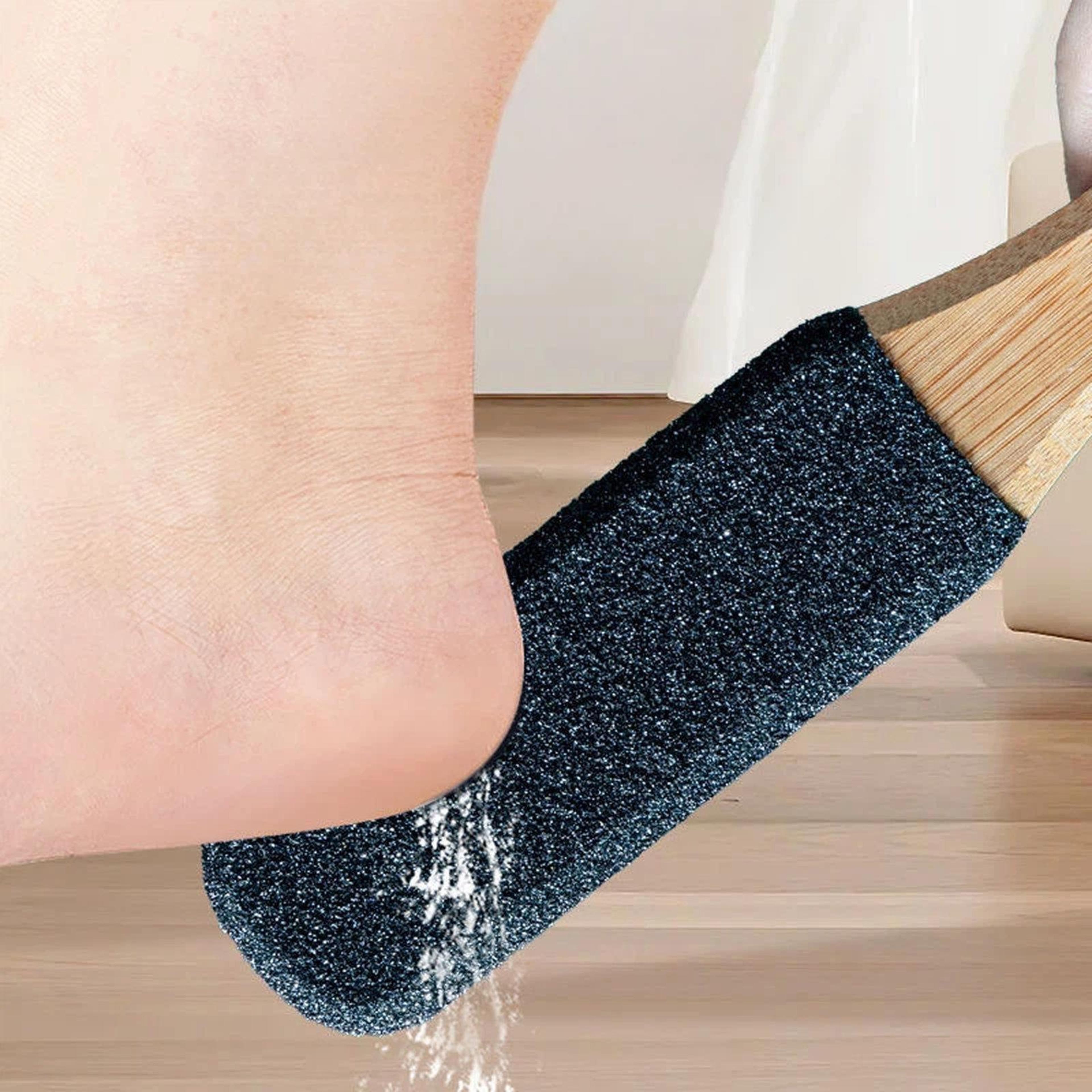 BambooGrip 5 Sided Callus Remover For Feet Foot File  Pumice Stone Pedicure Tool 0