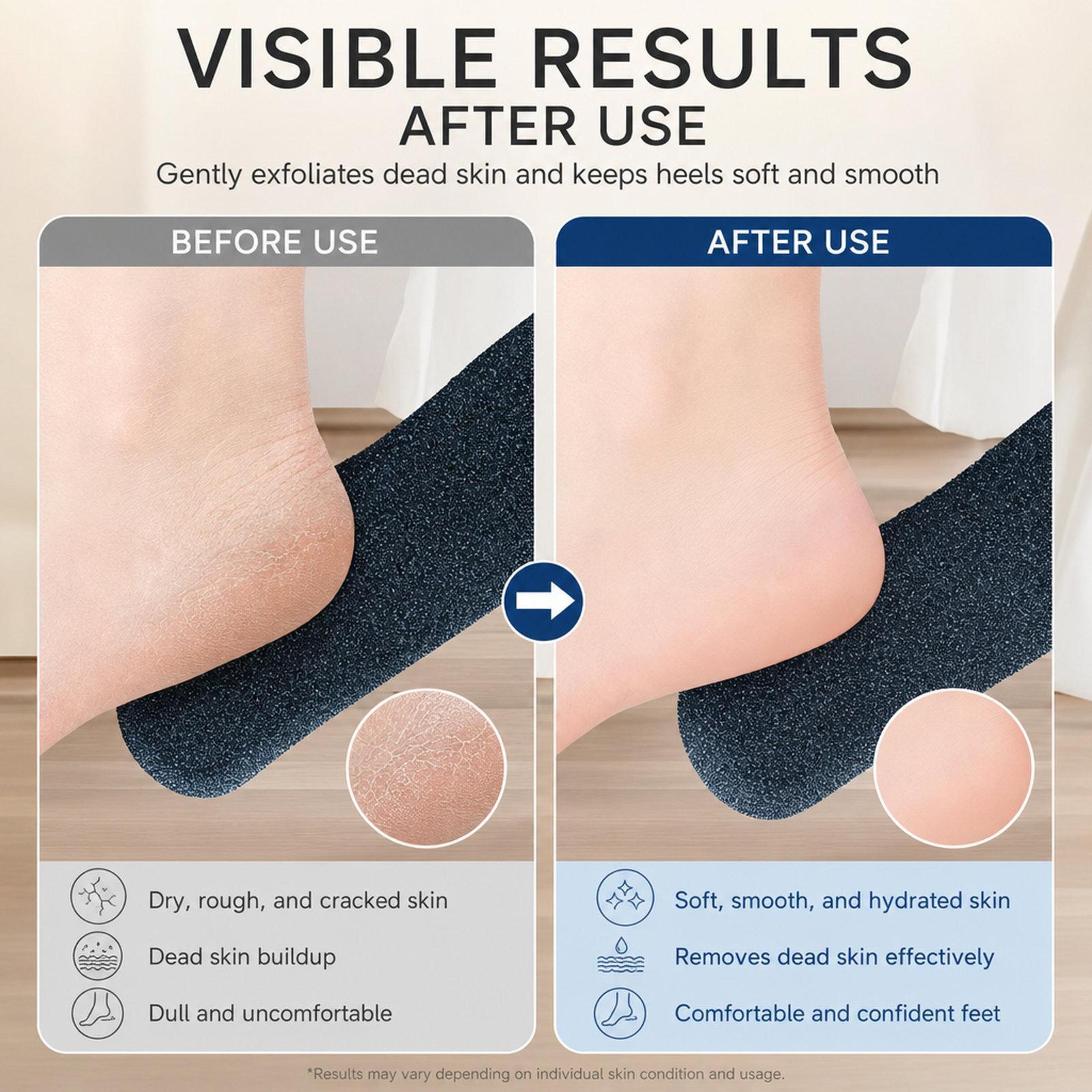 BambooGrip 5 Sided Callus Remover For Feet Foot File  Pumice Stone Pedicure Tool 3