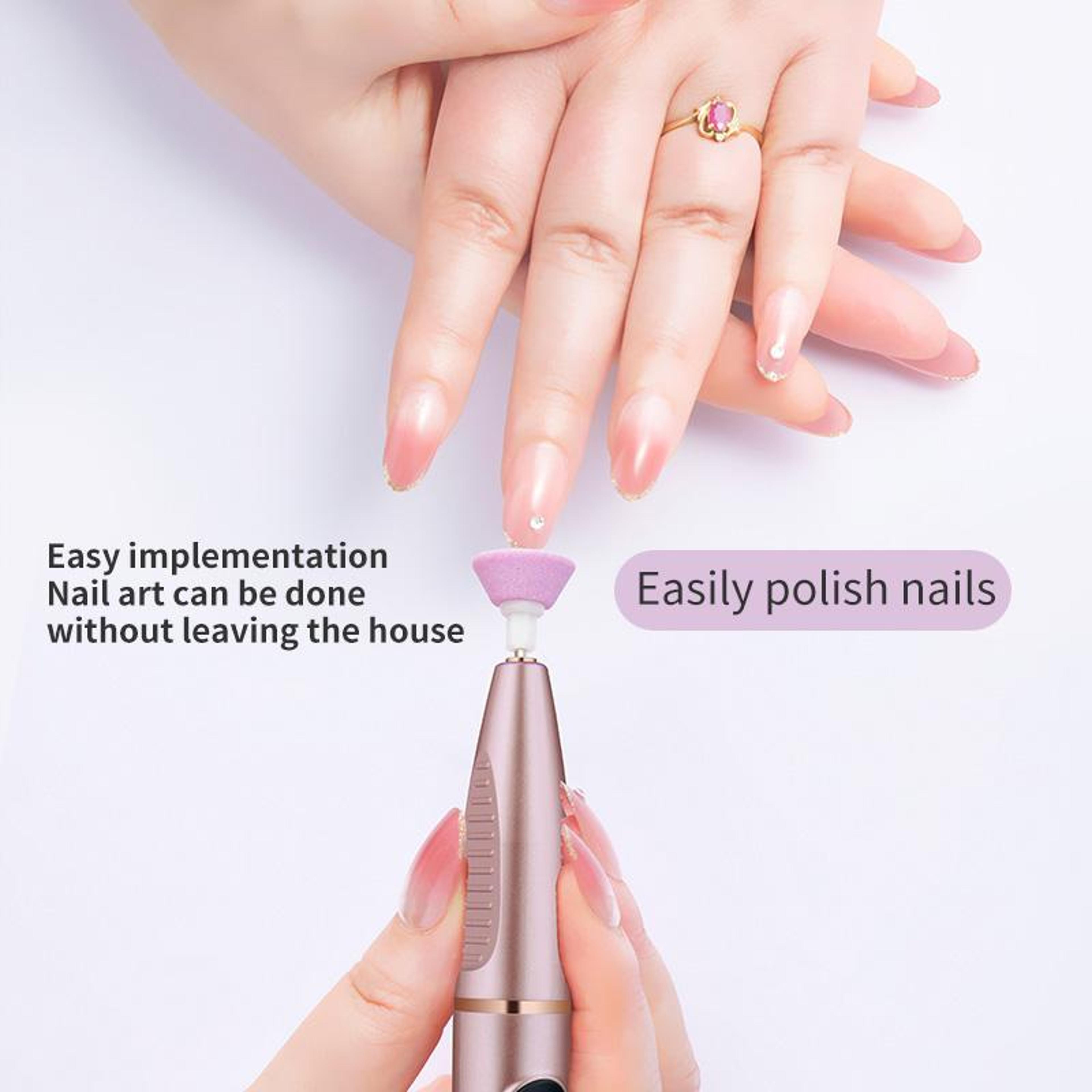 Cordless Electric Nail Drill  Polishing Machine With 9 Speed Display 8