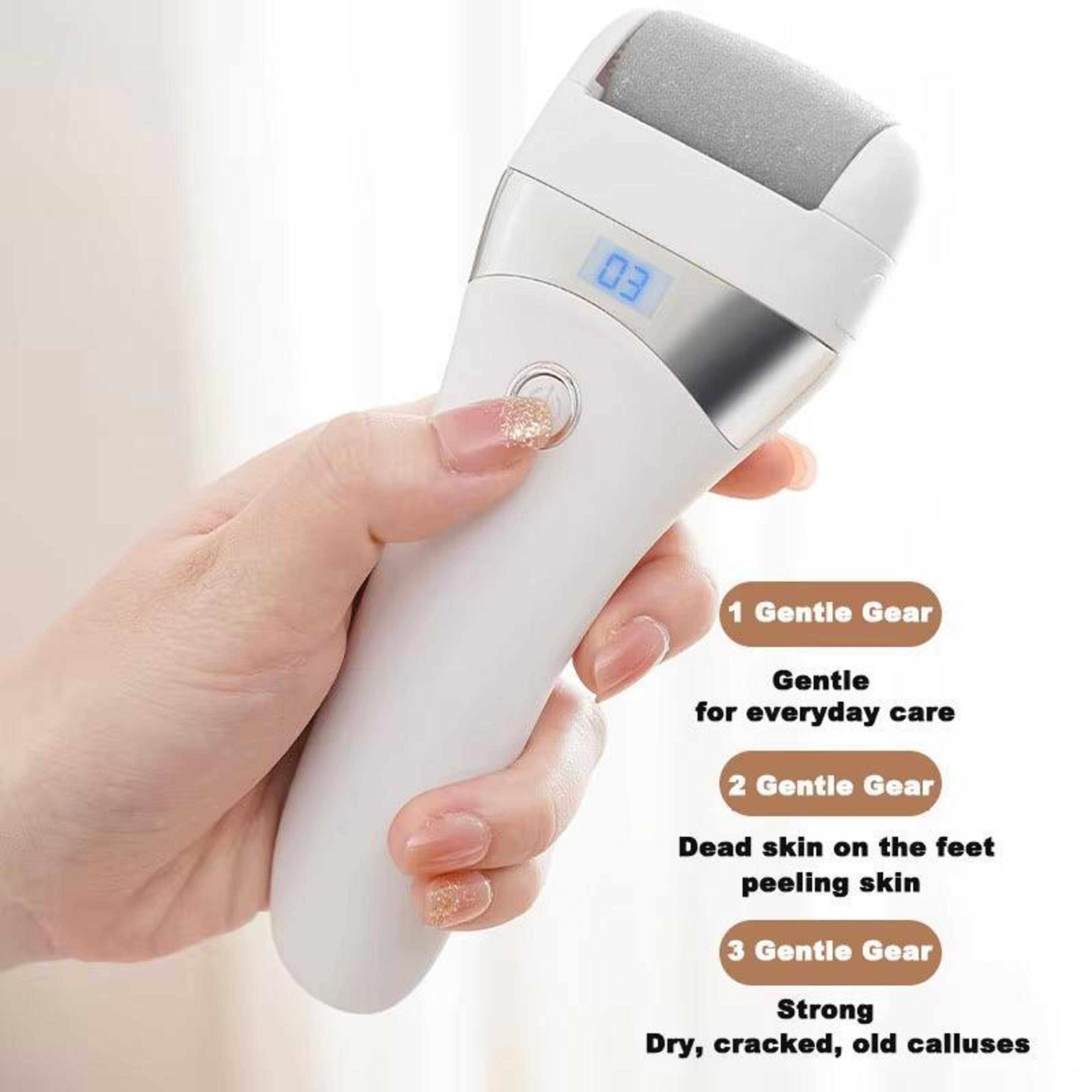 SmoothStep Pro Rechargeable Electric Callus Remover With 3 Speed Foot File And Precision Grinding H 5