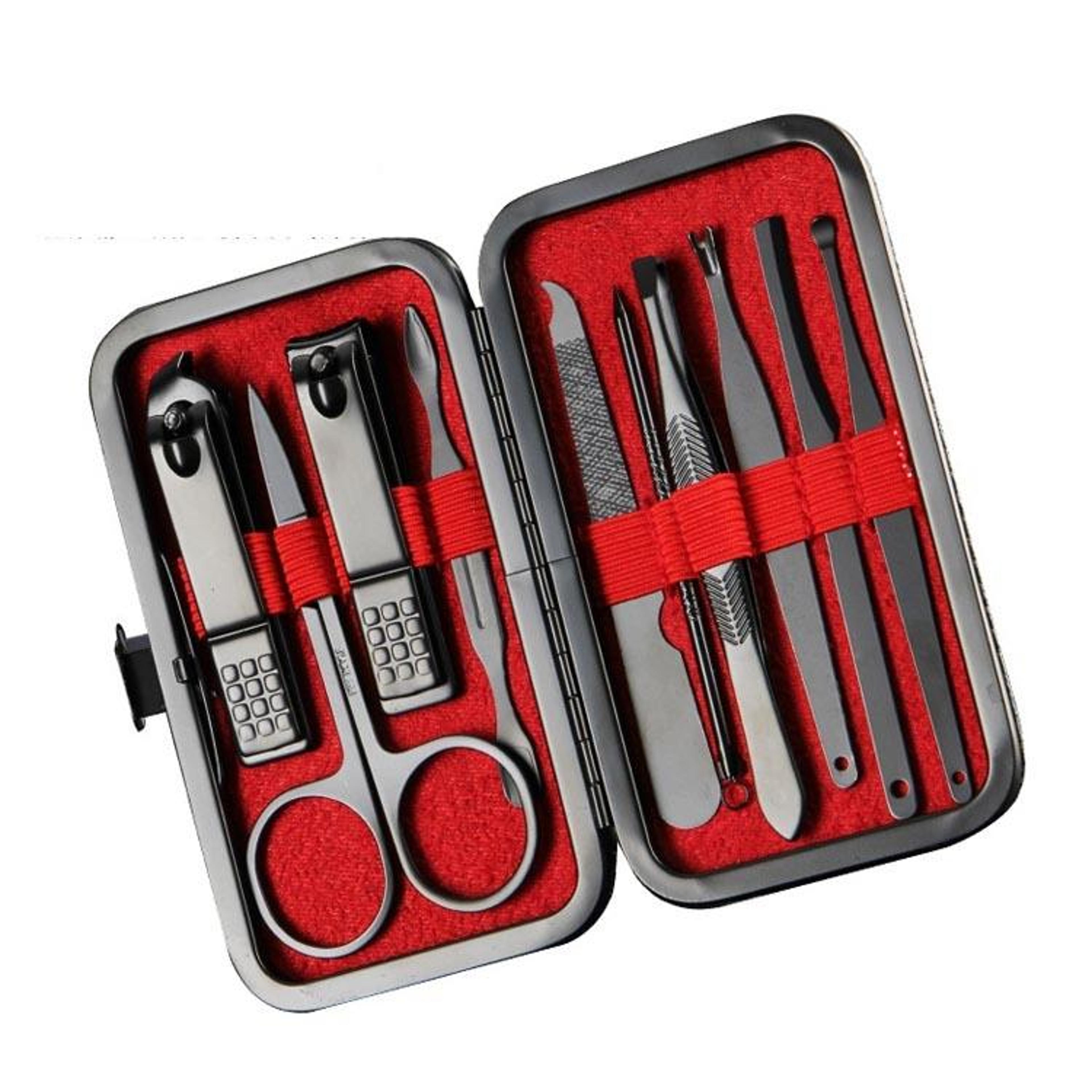 PrecisionPro Stainless Steel Manicure Set  Nail Clipper Kit For Complete Grooming Care 6