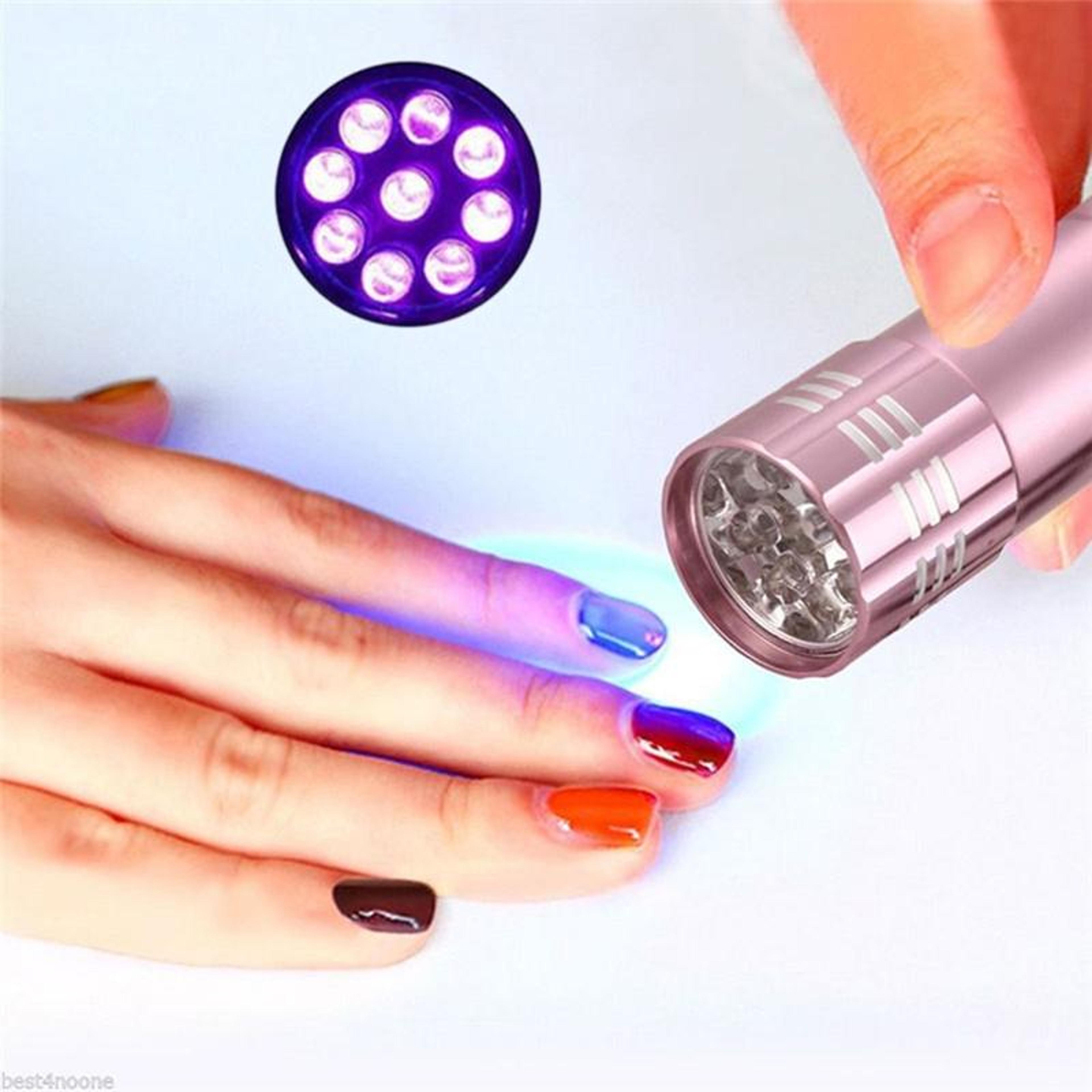 Portable Mini UV Nail Lamp Set 2 Pack Fast Gel Nail Dryer For Salon Quality Manicures 0