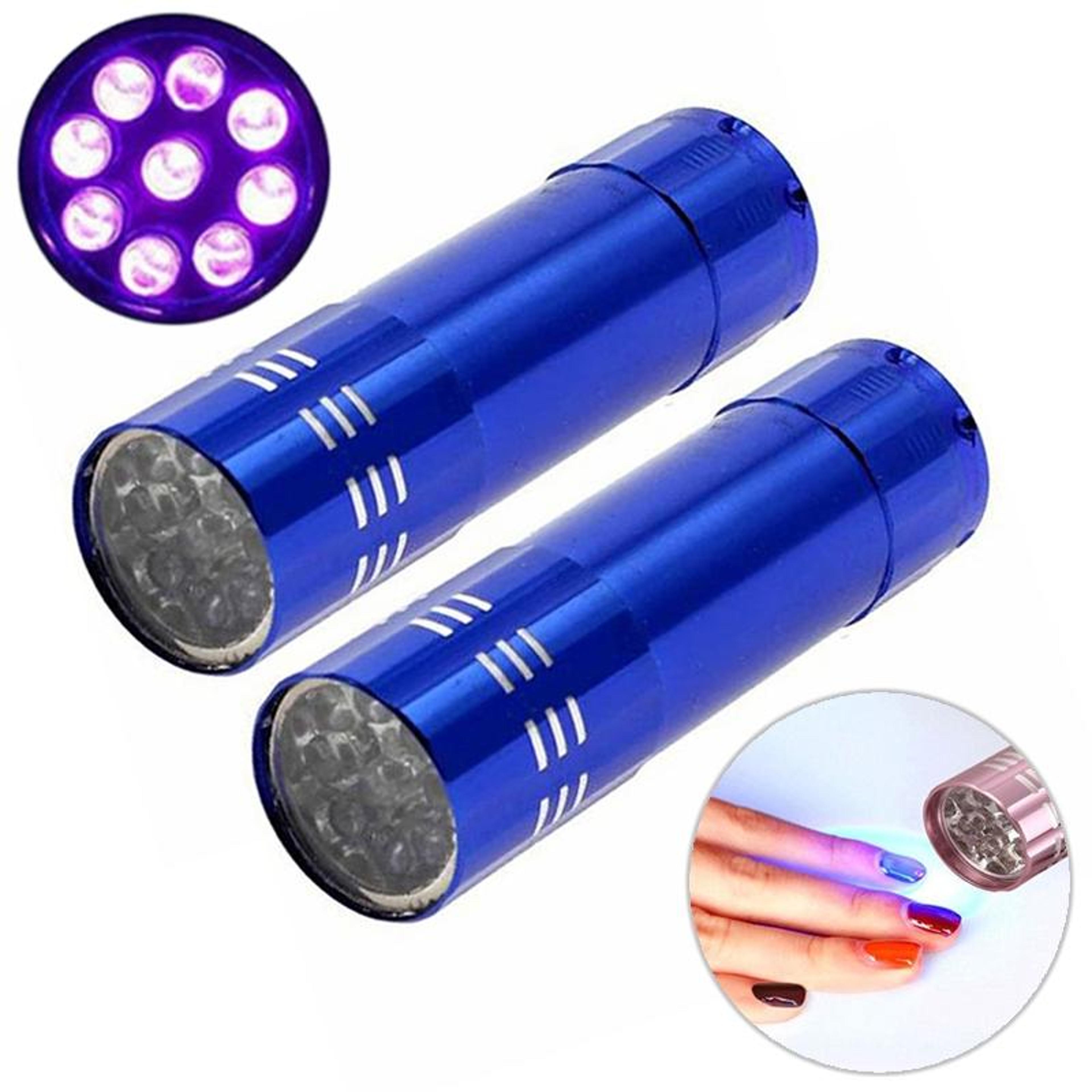 Portable Mini UV Nail Lamp Set 2 Pack Fast Gel Nail Dryer For Salon Quality Manicures 3