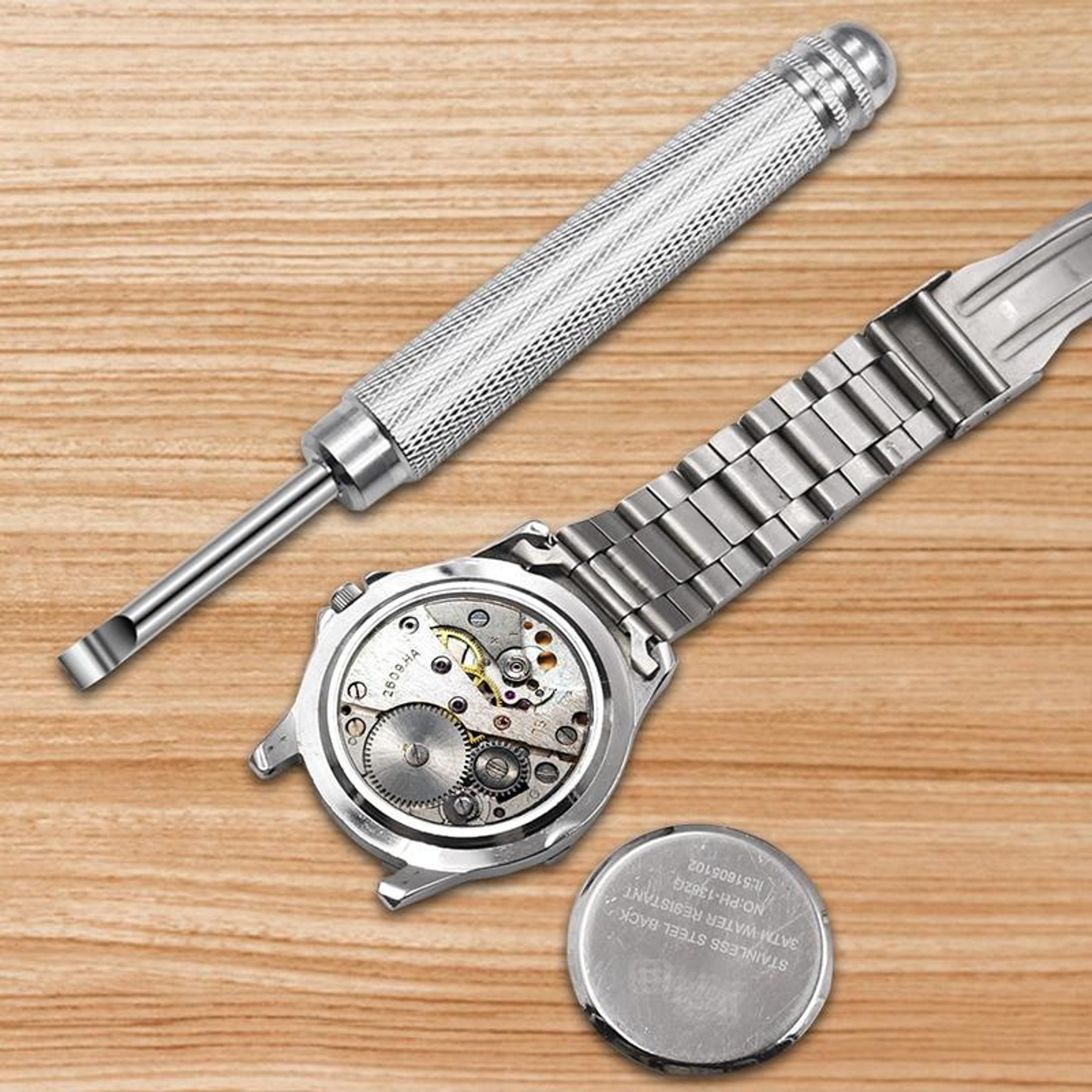 Precision Watch Battery Opener  Watch Case Pry Tool For Easy Battery Replacement 6