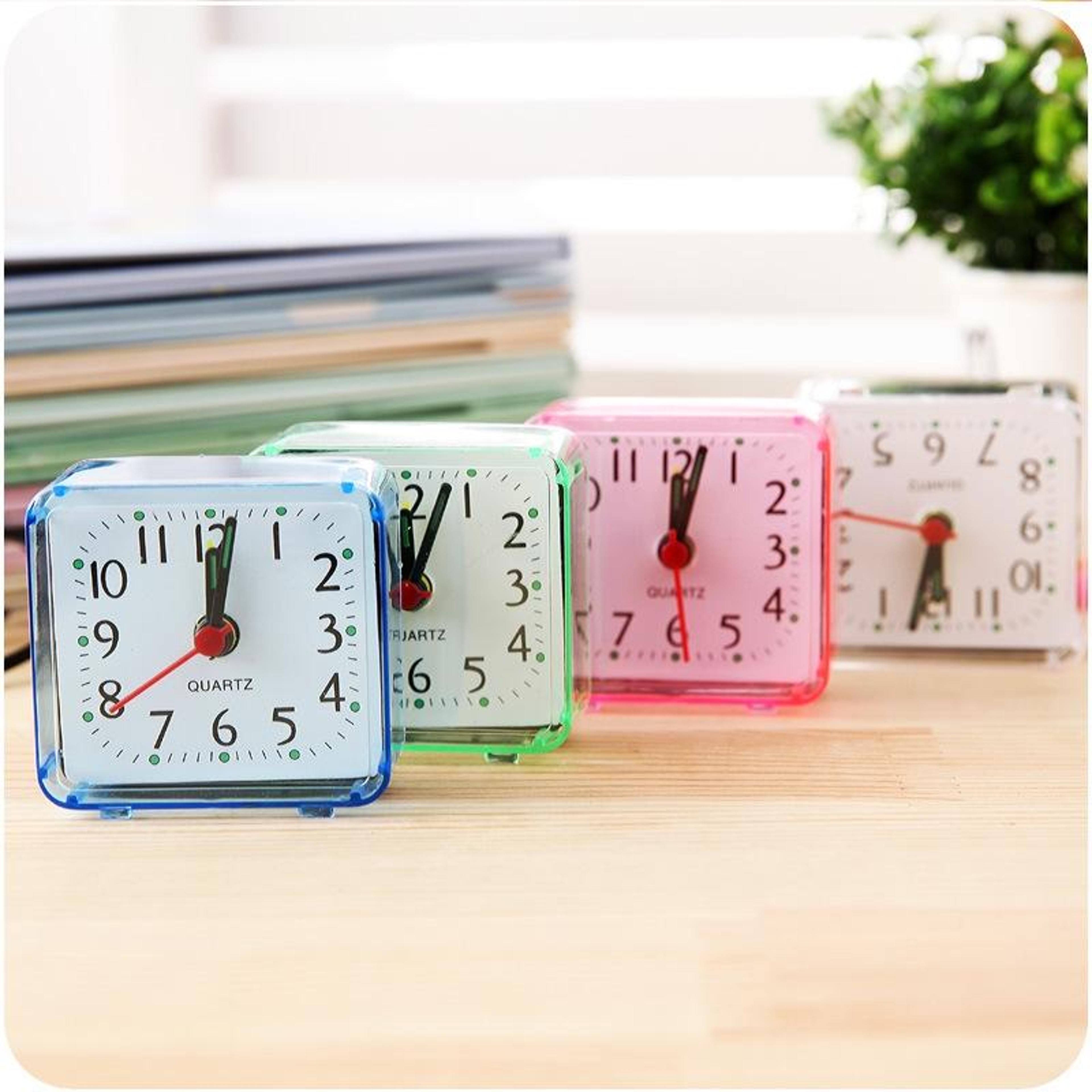 Silent Mini Digital Alarm Clock For Bedroom Bedside Desk Compact Desktop Clock 6