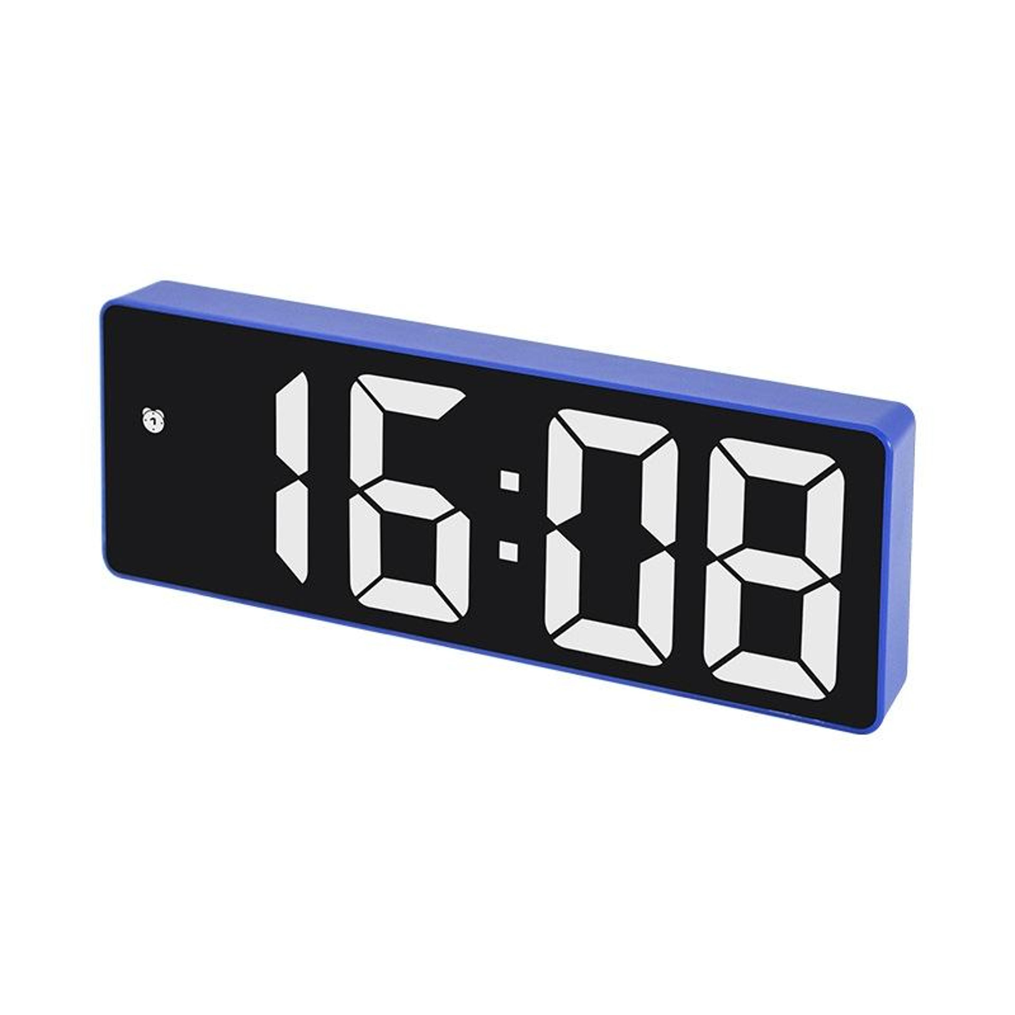 Smart LED Digital Alarm Clock With Auto Dimming Voice Control  Snooze Function 5