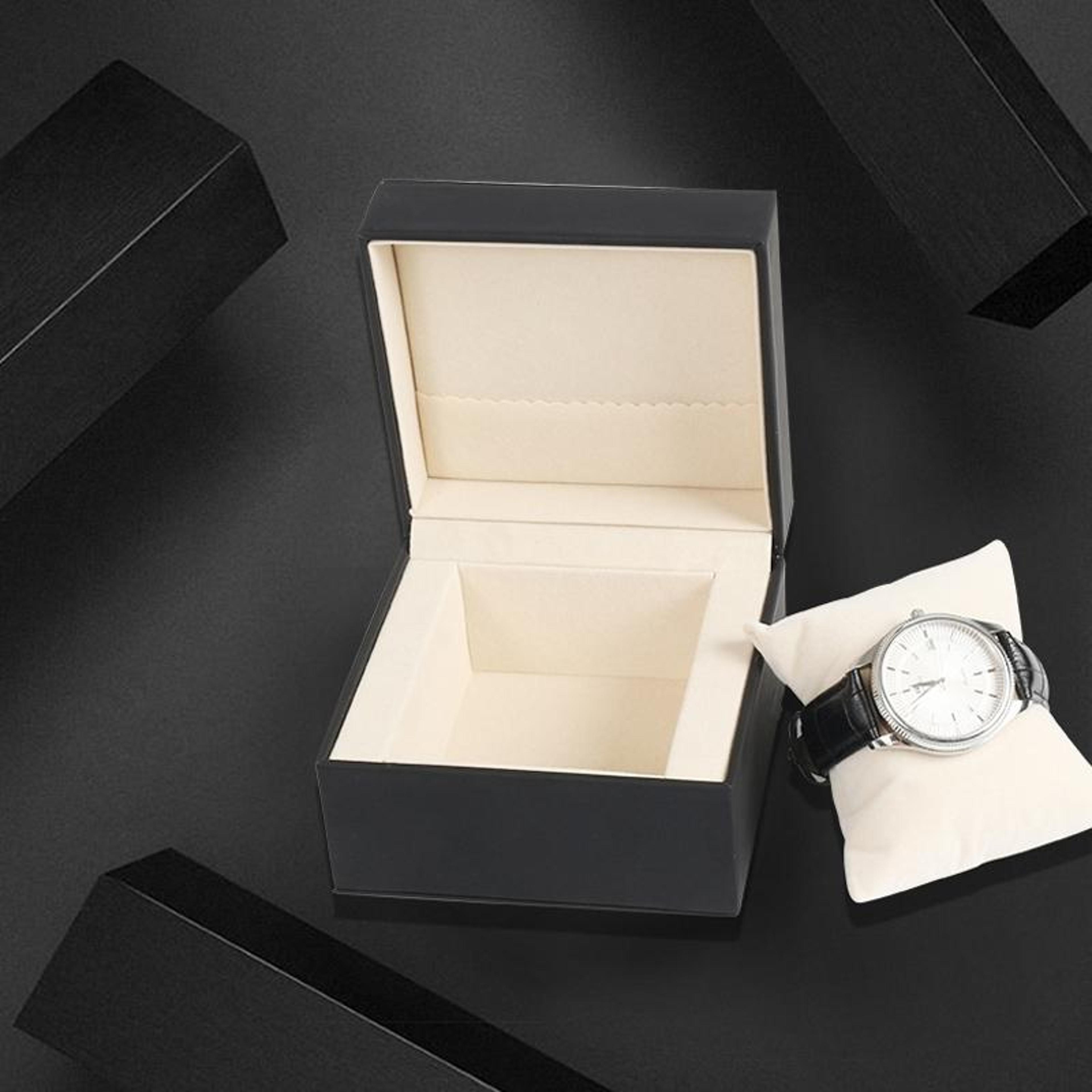 Luxury PU Watch Storage Box For Wrist Watches Protective Watch Case Organizer 4