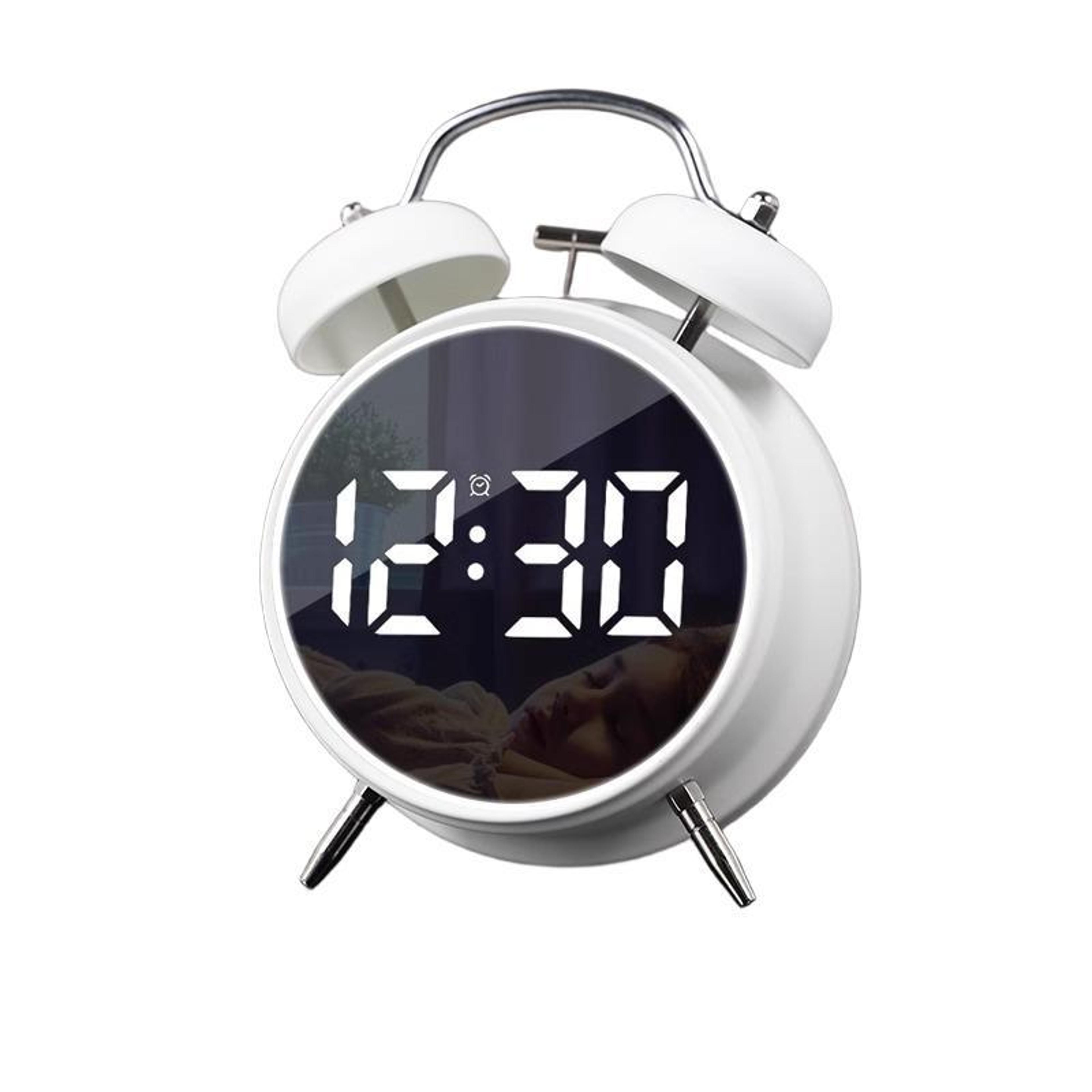 Loud LED Alarm Clock With Night Light  Battery Backup For Kids And Heavy Sleepers 0