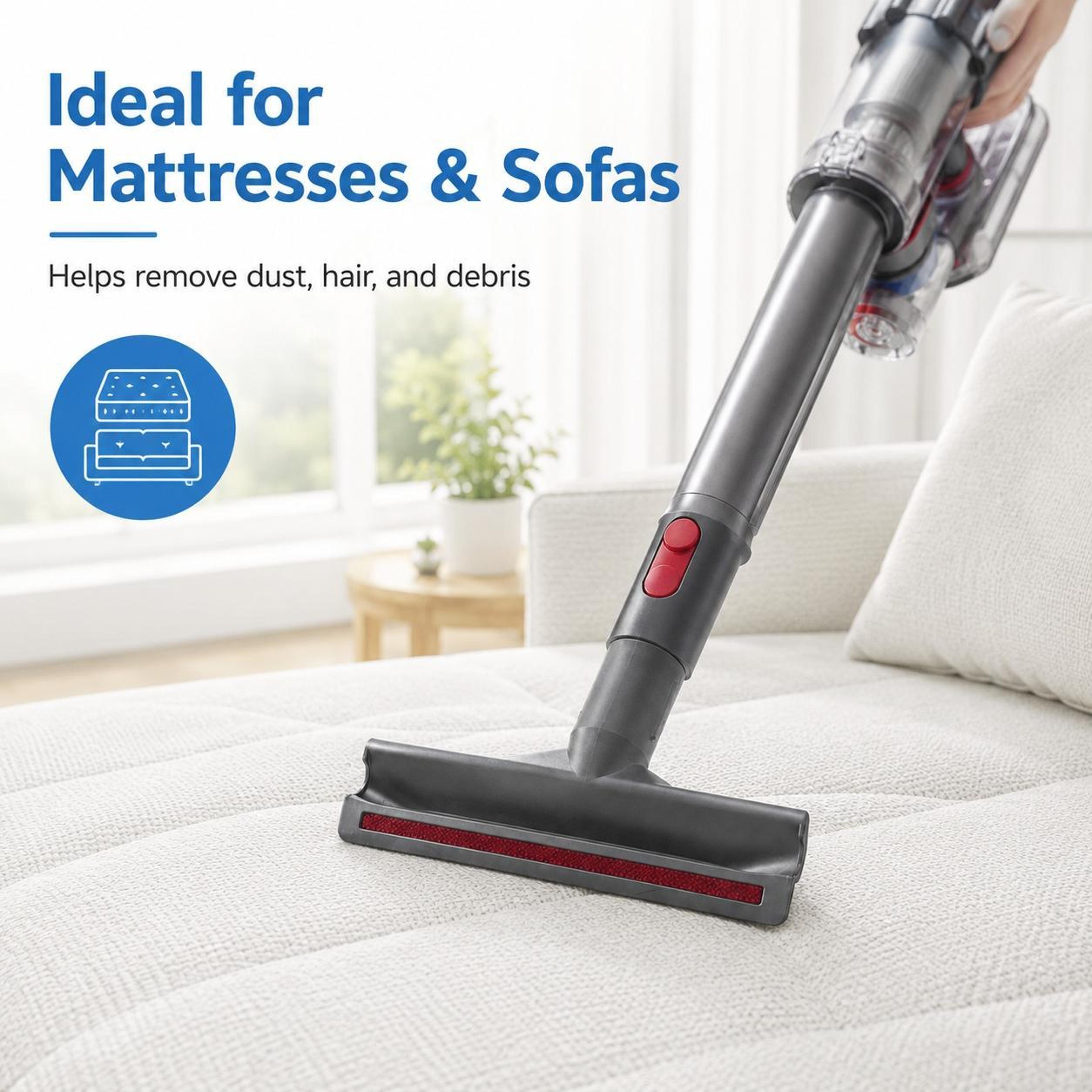 Dyson Wide Flat Nozzle Mattress Brush Head For V7 V8 V10 V11 Vacuum Cleaners 6
