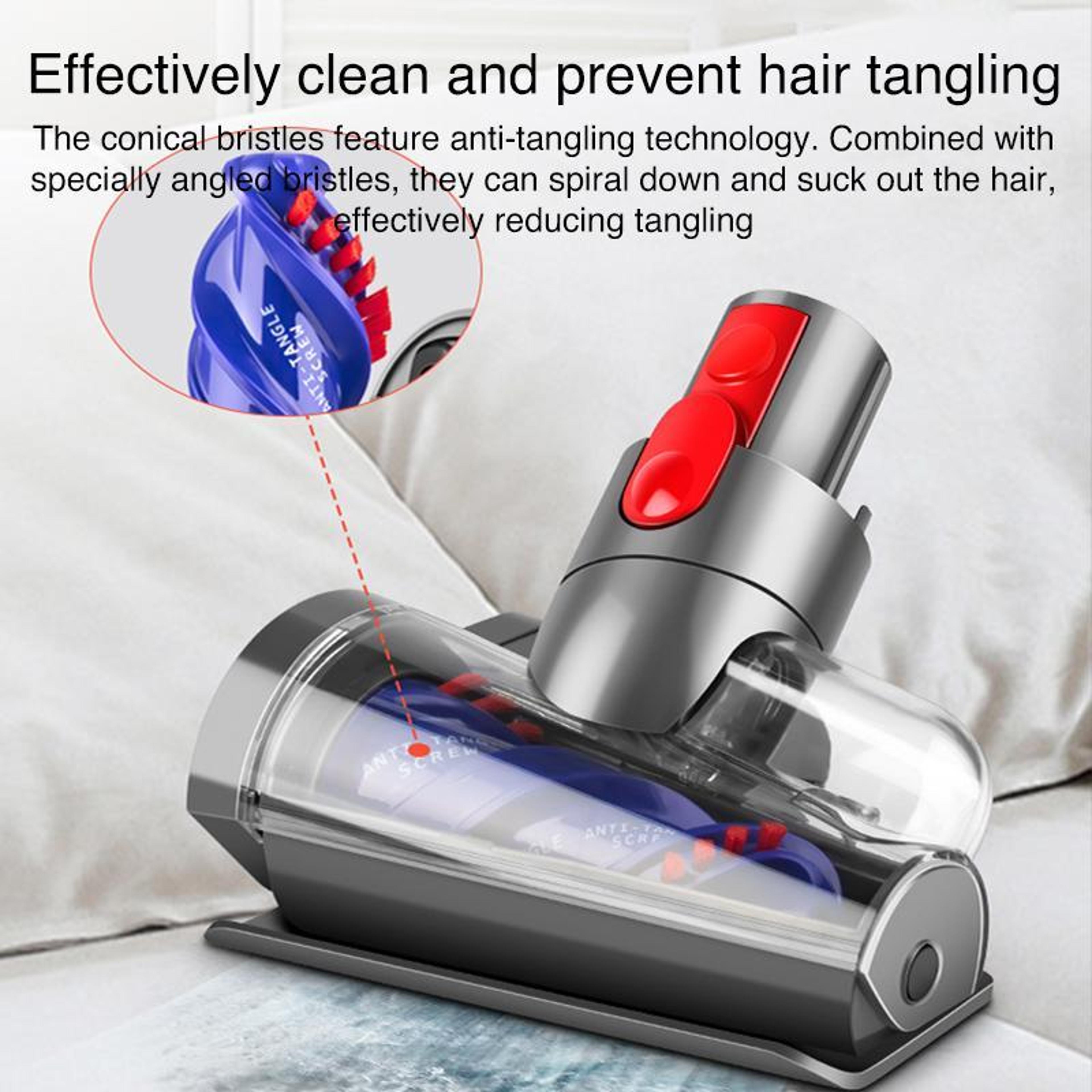 Mini Motorized Dyson Vacuum Brush Attachment With Mite Removal Brush For Dyson V7 V8 V10 V11 V15 1