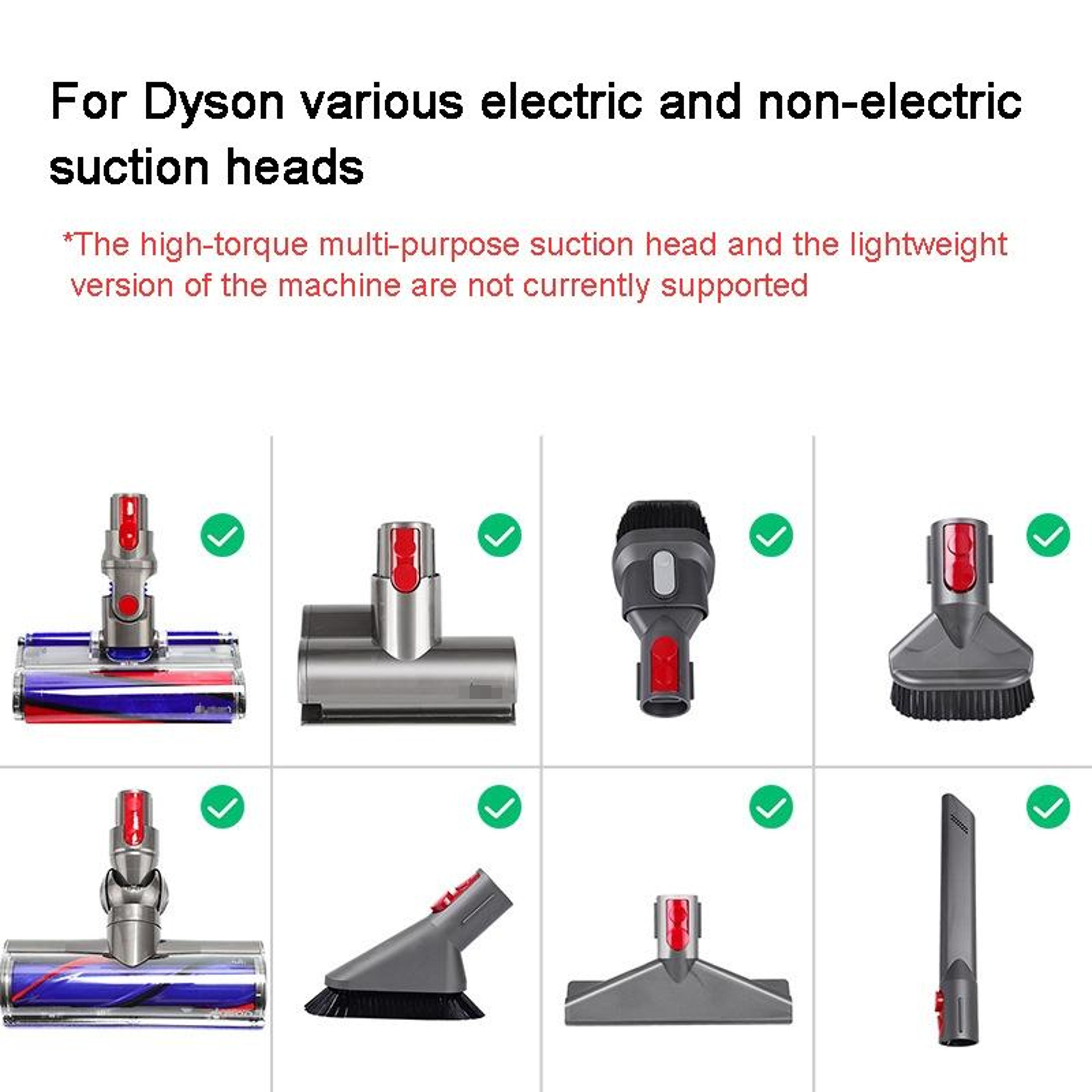 LED Vacuum Head Adapter For Dyson Vacuum Attachment V7 V8 V10 V11 V15 With Dust Revealing Light 3