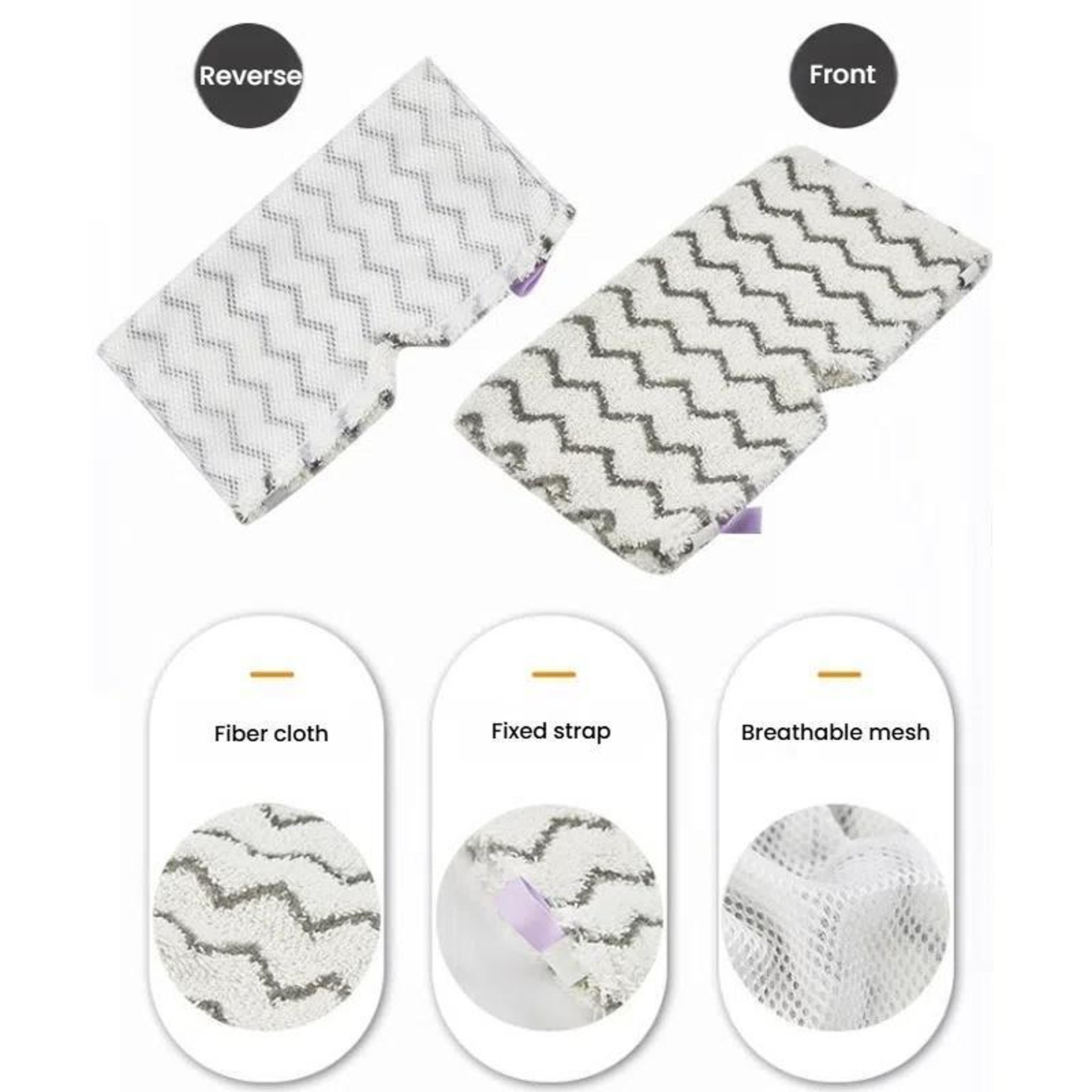 Shark Steam Mop Replacement Pads 2 Pack Washable Microfiber Steam Mop Pads For Shark 2