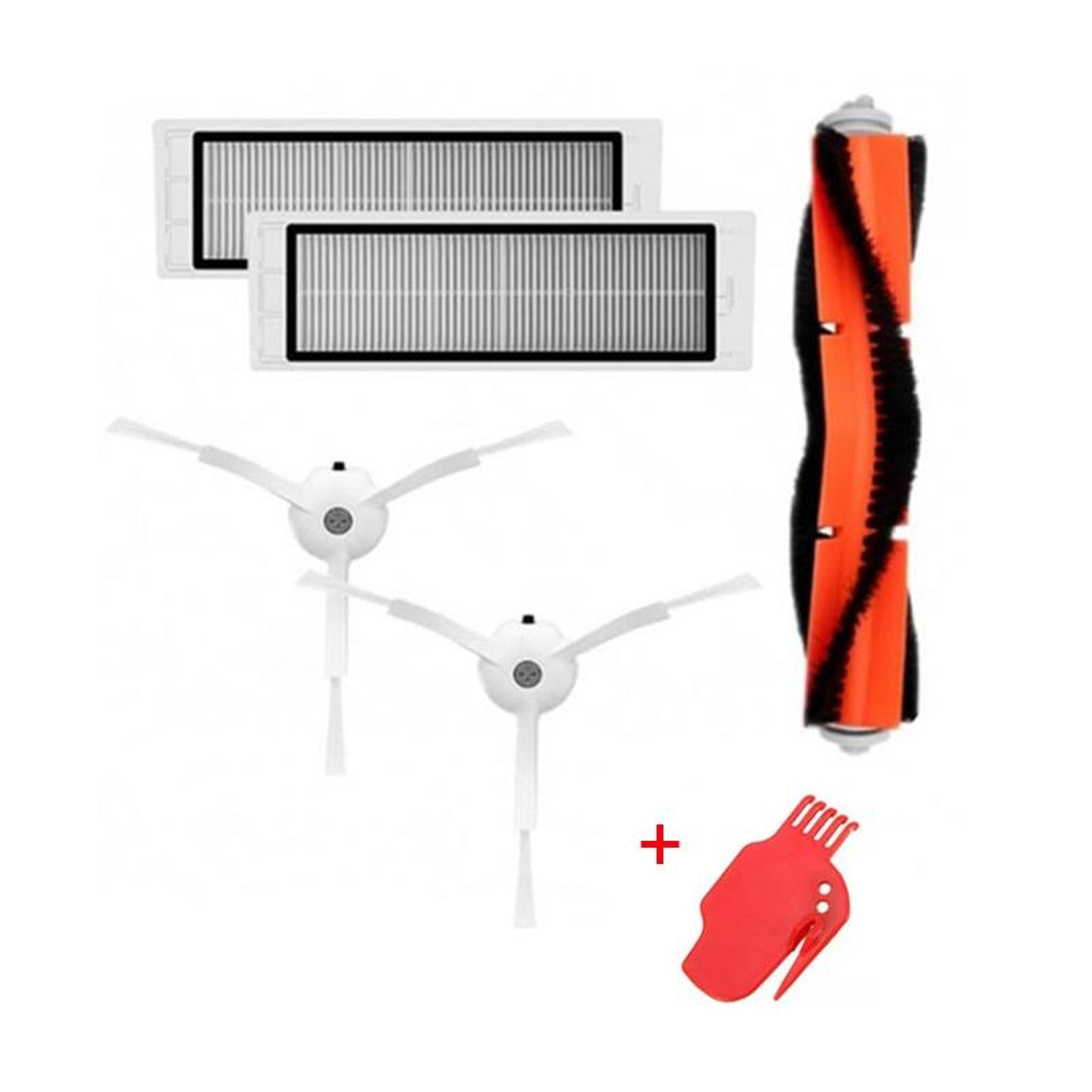 Xiaomi Robot Vacuum Replacement Kit Main Brush Side Brushes HEPA Filters Cleaning Tool 6