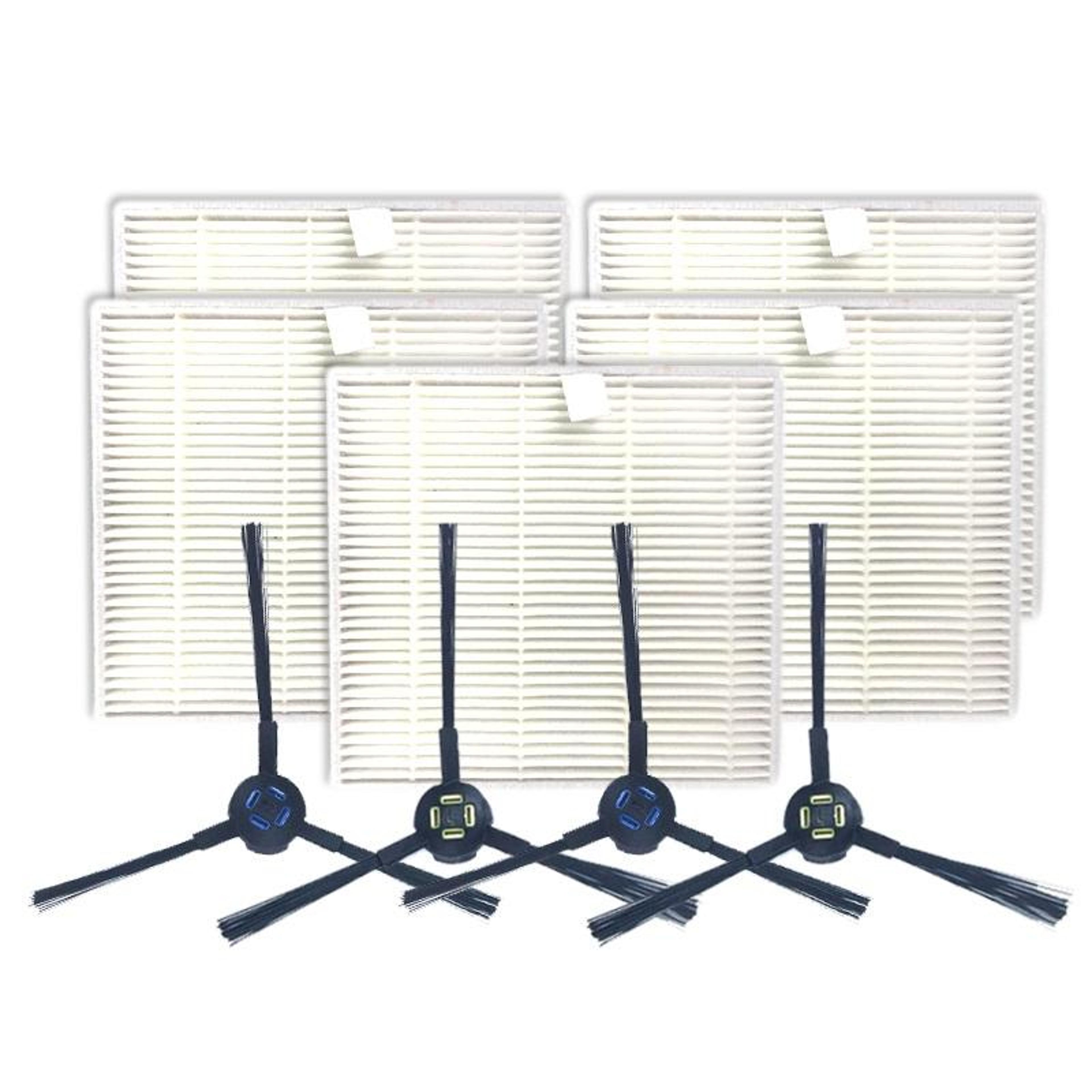 ILIFE V8S Replacement Filter Kit With Side Brushes Vacuum Cleaner Accessories 0
