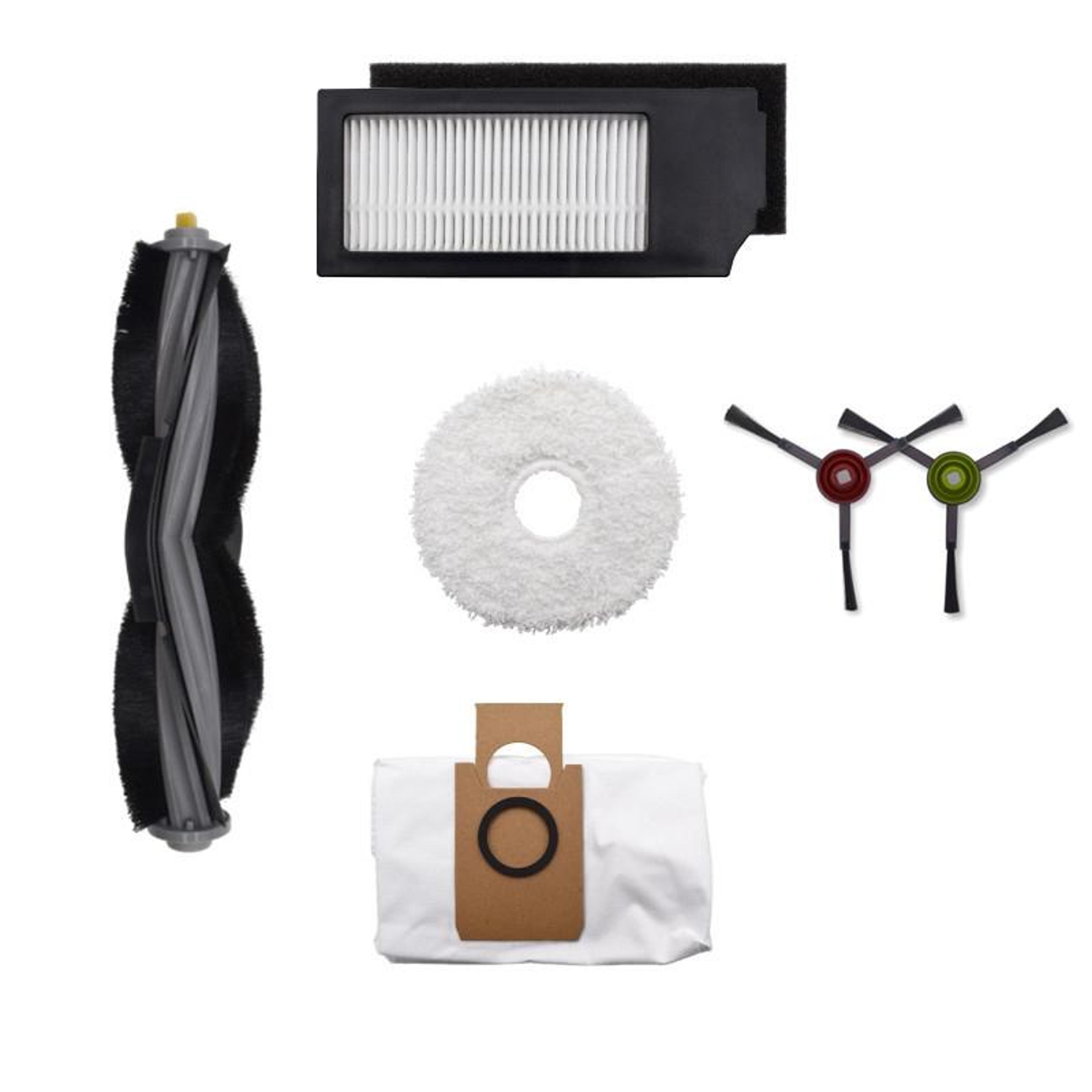 ECOVACS X1 Replacement Kit Robot Vacuum Replacement Parts With Main Brush Filter Mop Dust Bag And S 0