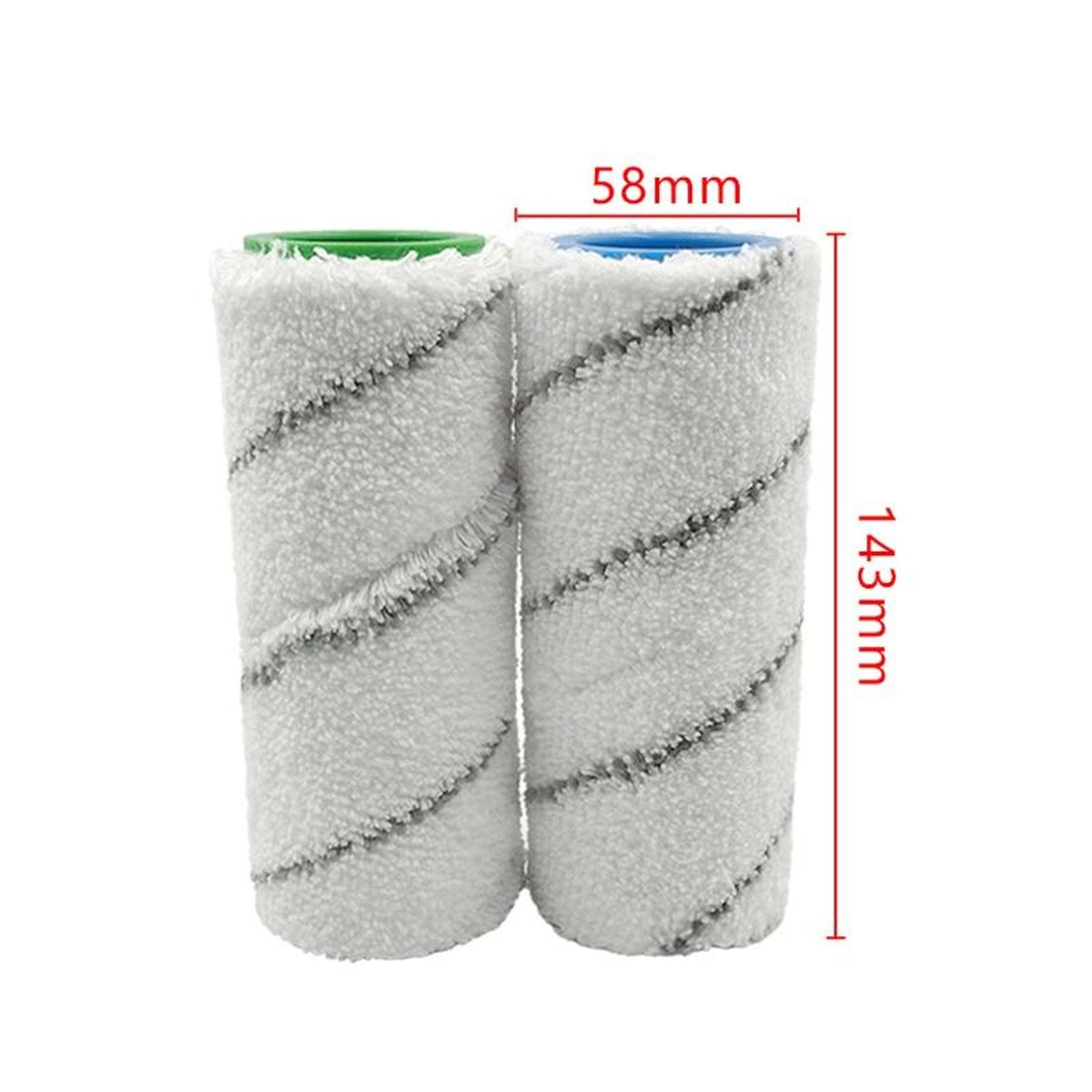Karcher FC5 Roller Brush Set FC3D Replacement Multi Floor Cleaning Brush Pair 2