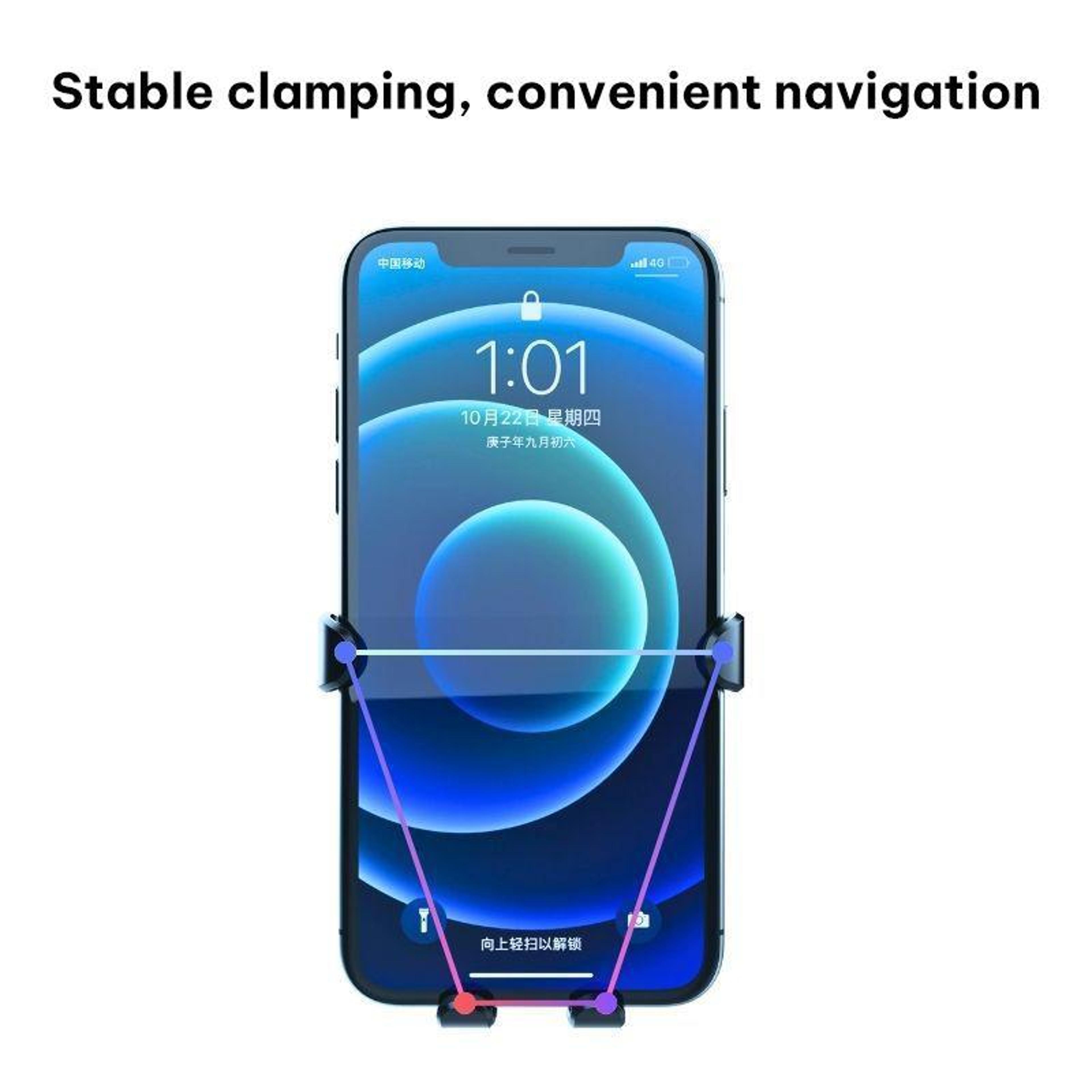 Universal Car Phone Holder Gravity Mount Replacement For Ball Joint Mount 2